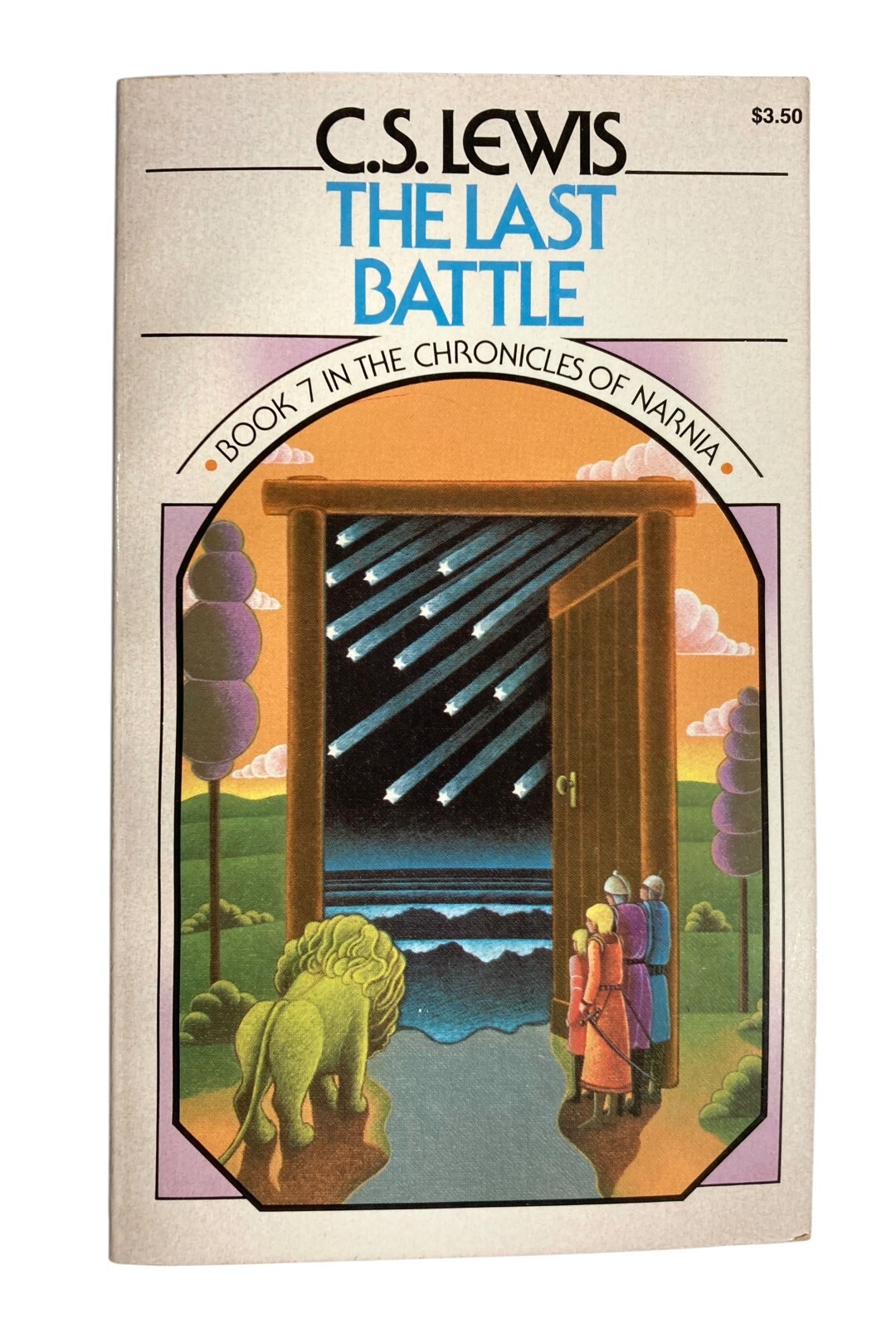 CS Lewis 3 Chronicles of Narnia #1 #6 #7 Collier + That Hideous Strength PB 1970