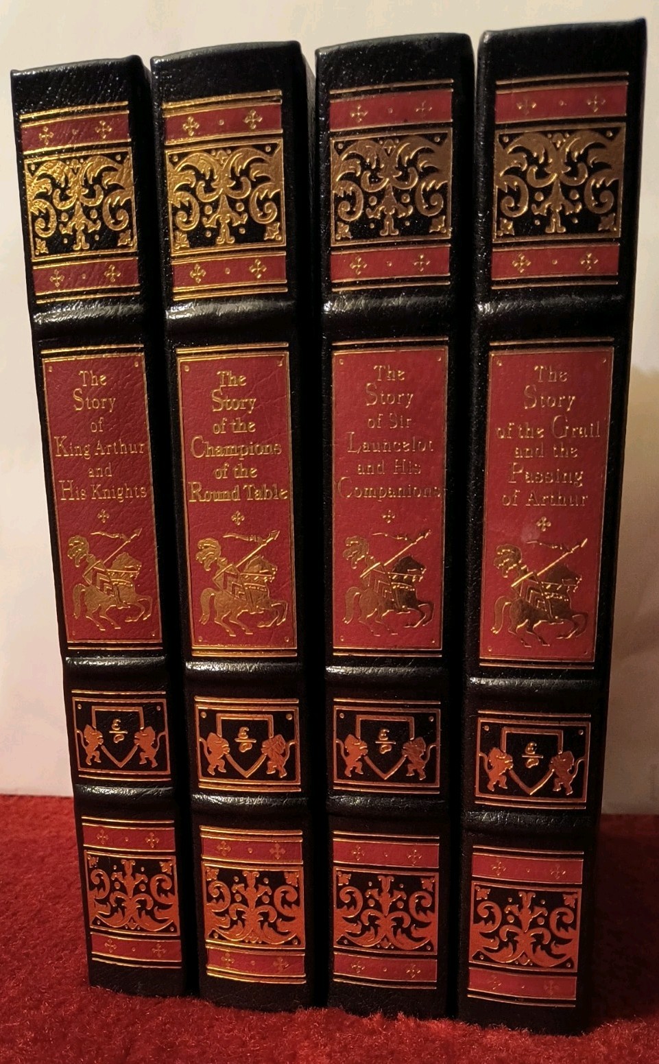 Easton Press Collector’s Edition King Arthur by Howard Pyle – Complete 4 Volumes