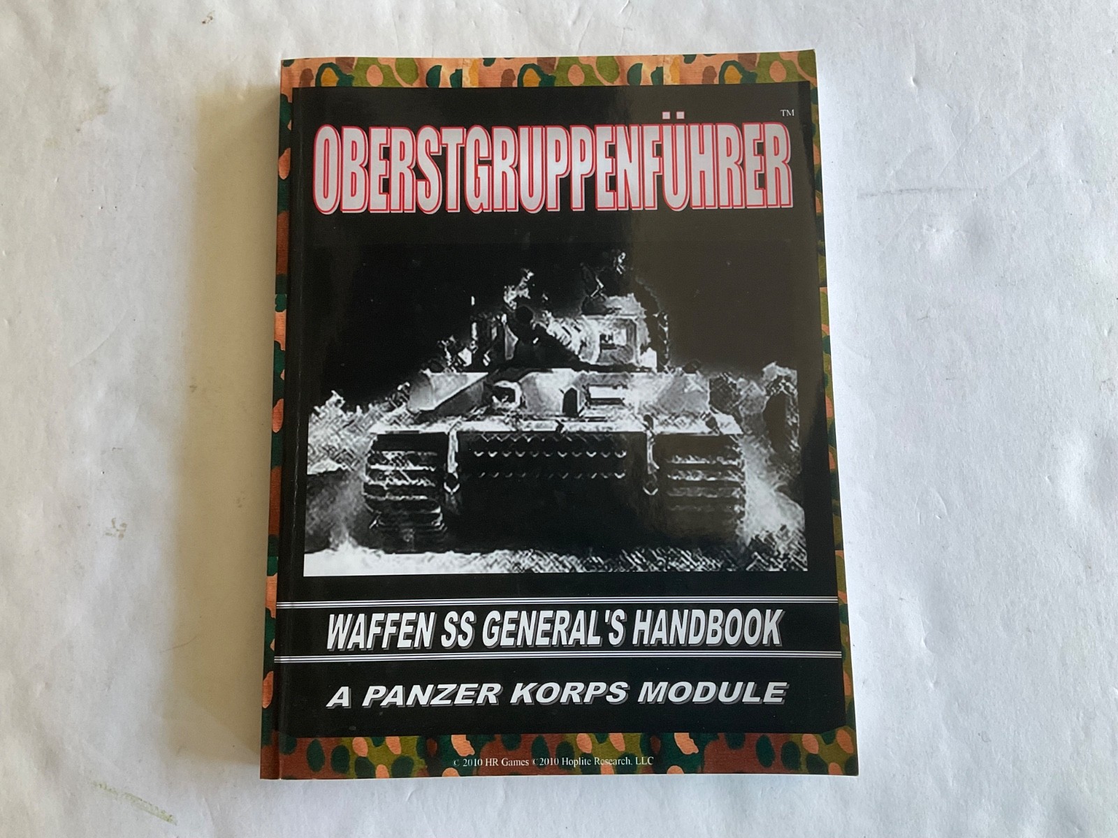 OBERSTGRUPPENFUHRER WAFFEN SS GENERAL’S HANDBOOK Panzer Corps Module Hoplite