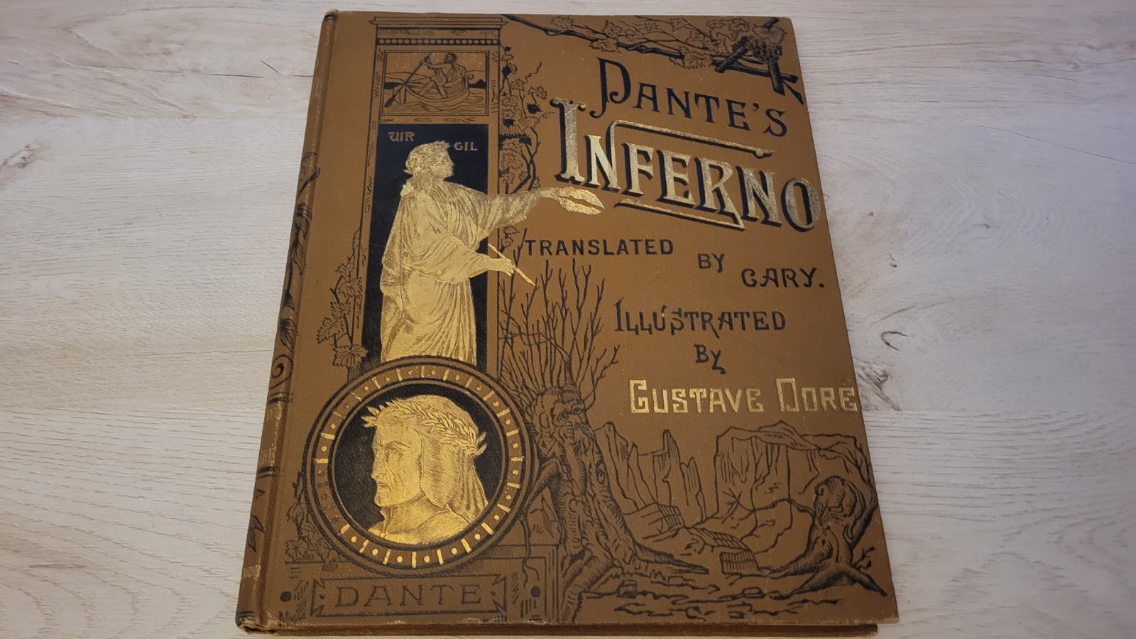 1880s Dante’s Inferno Translated by Cary Illustrated by Gustave Doré New Edition
