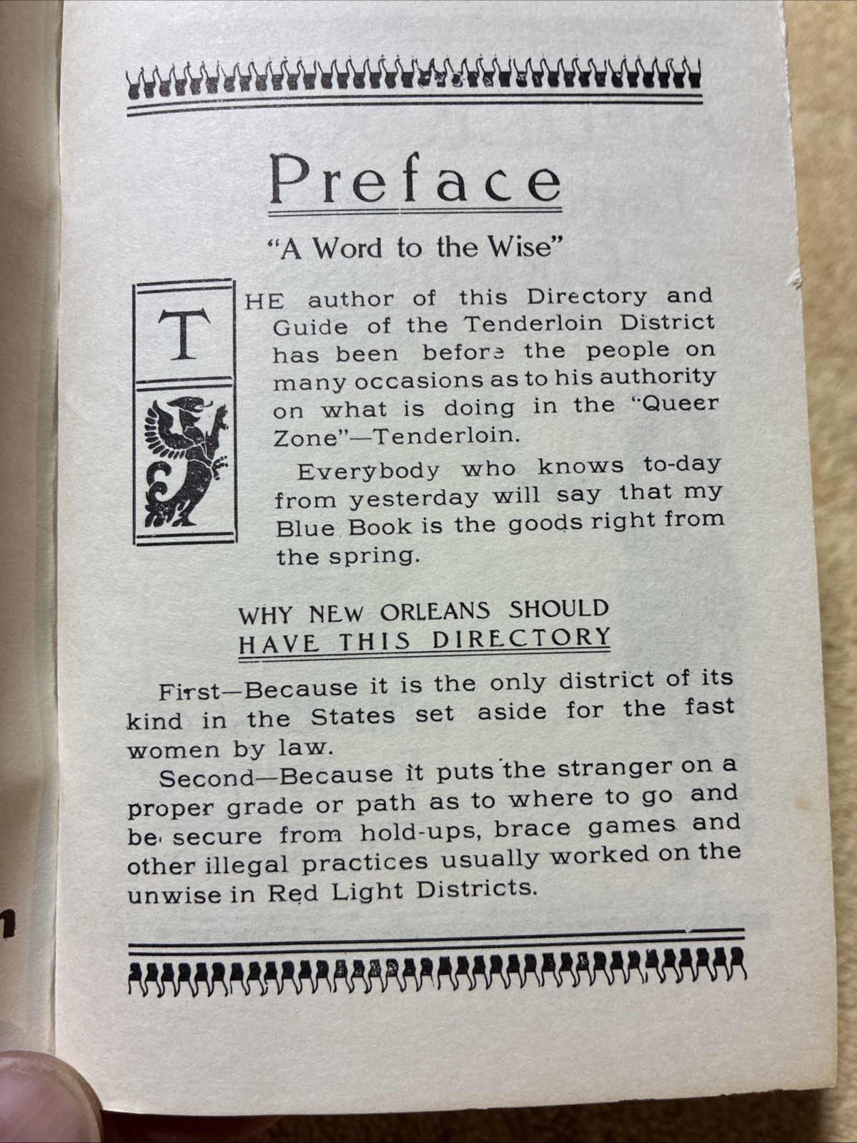 RARE – The Blue Book : Mardi Gras Edition. – (1963 / 9th Edition) Paperback