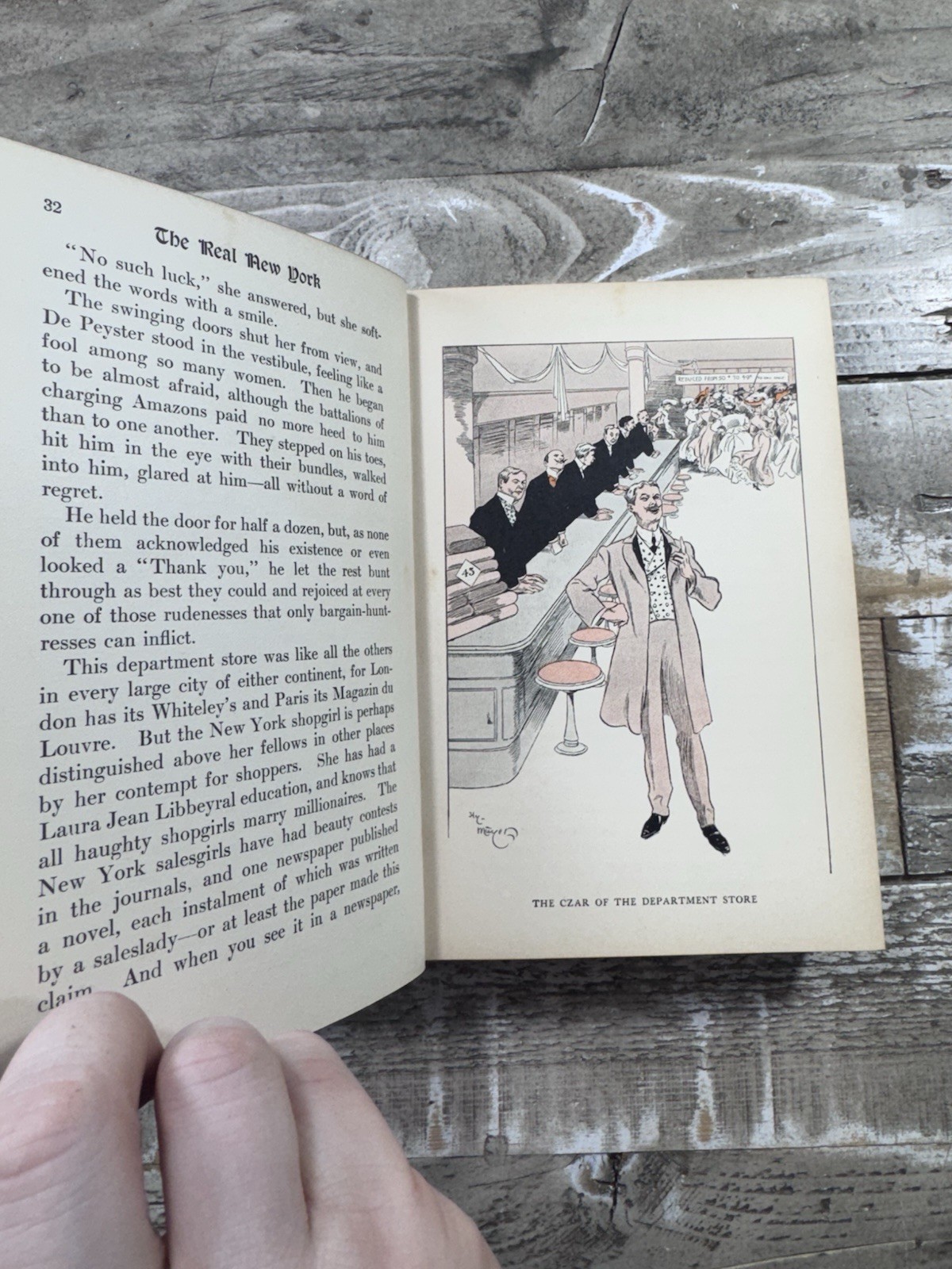 1904 Antique American History “The Real New York” Hughes, Illustrated