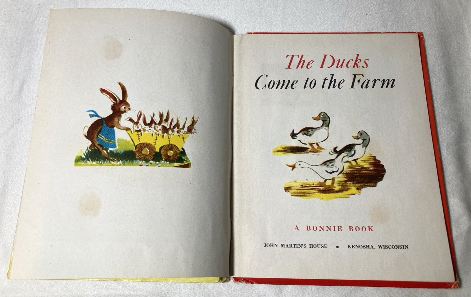 Lot of (10) Vintage Children’s Books 1945-1954—Various Publishers
