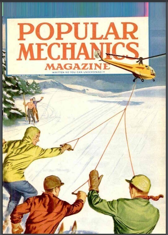 POPULAR MECHANICS 1950S MAGAZINE 120 Select Issue Collection On USB Thumb Drive