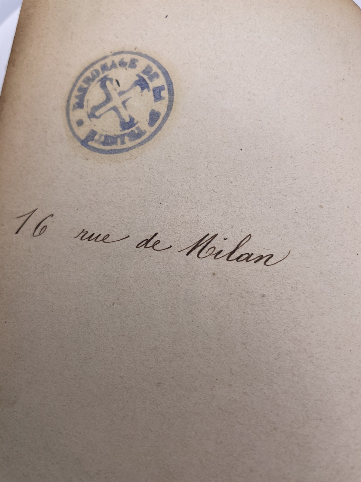 Antique French Book 1885 M du Camp franc Les Walbret