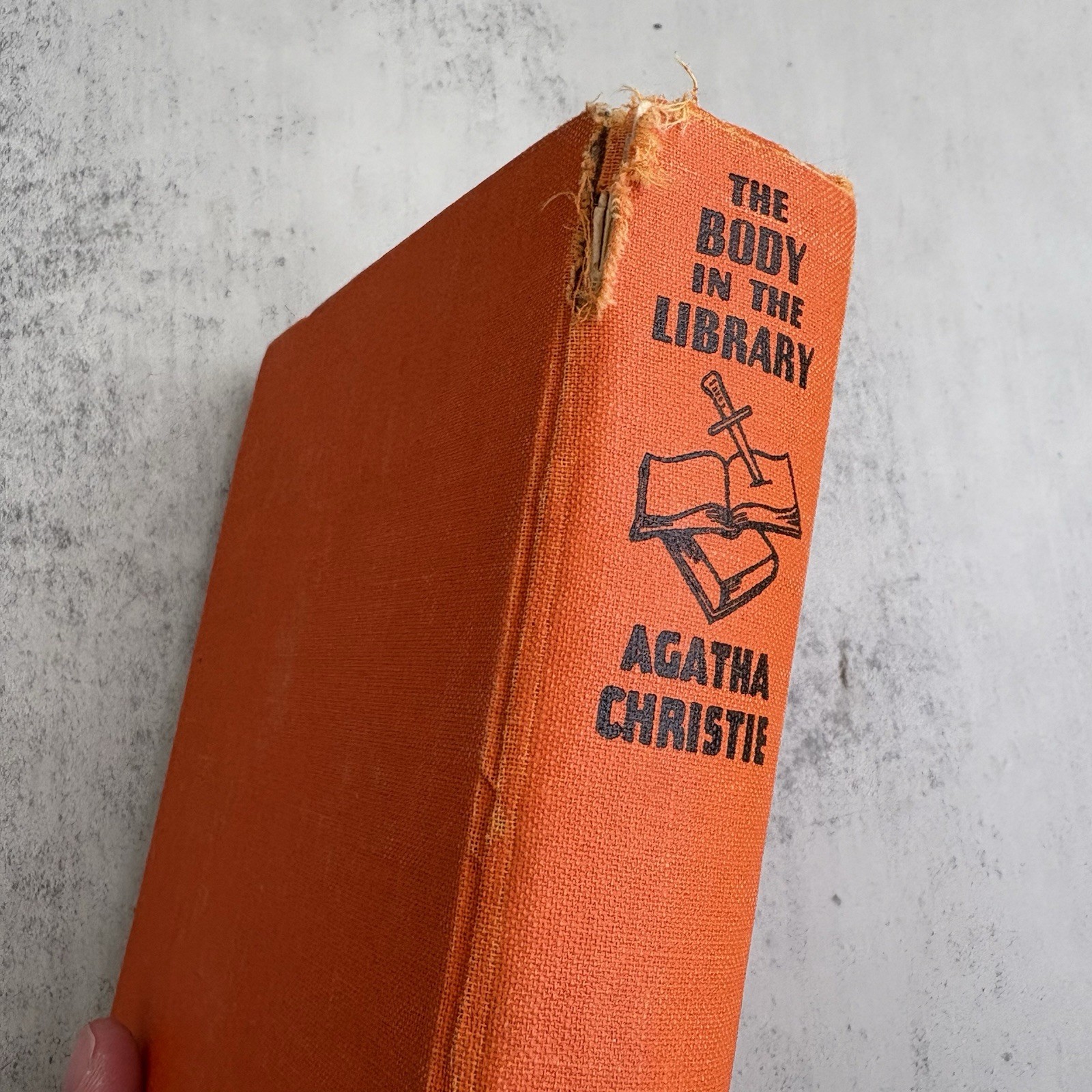 1942 1st Ed. The Body In The Library – Agatha Christie Red Badge Book RARE!