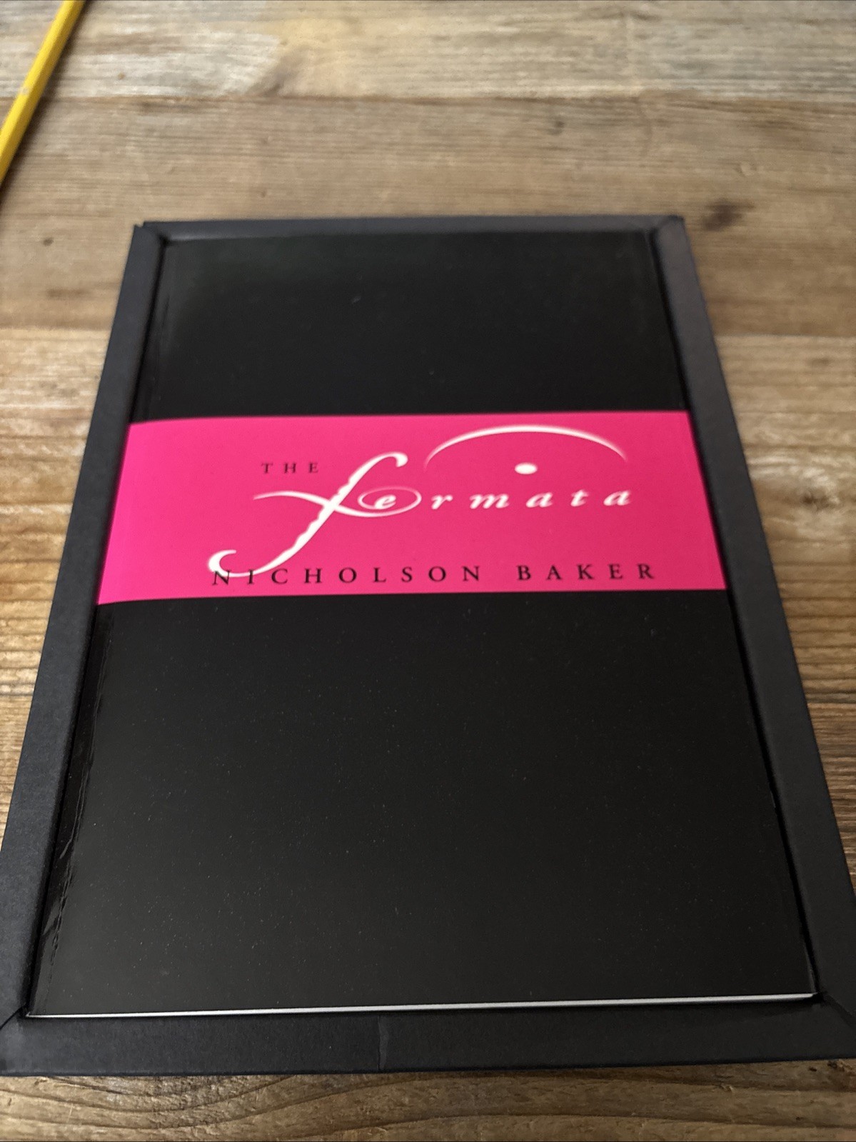 Nicholson Baker The Fermata. Paperback Limited Edition 106/480. Rare UK Edition