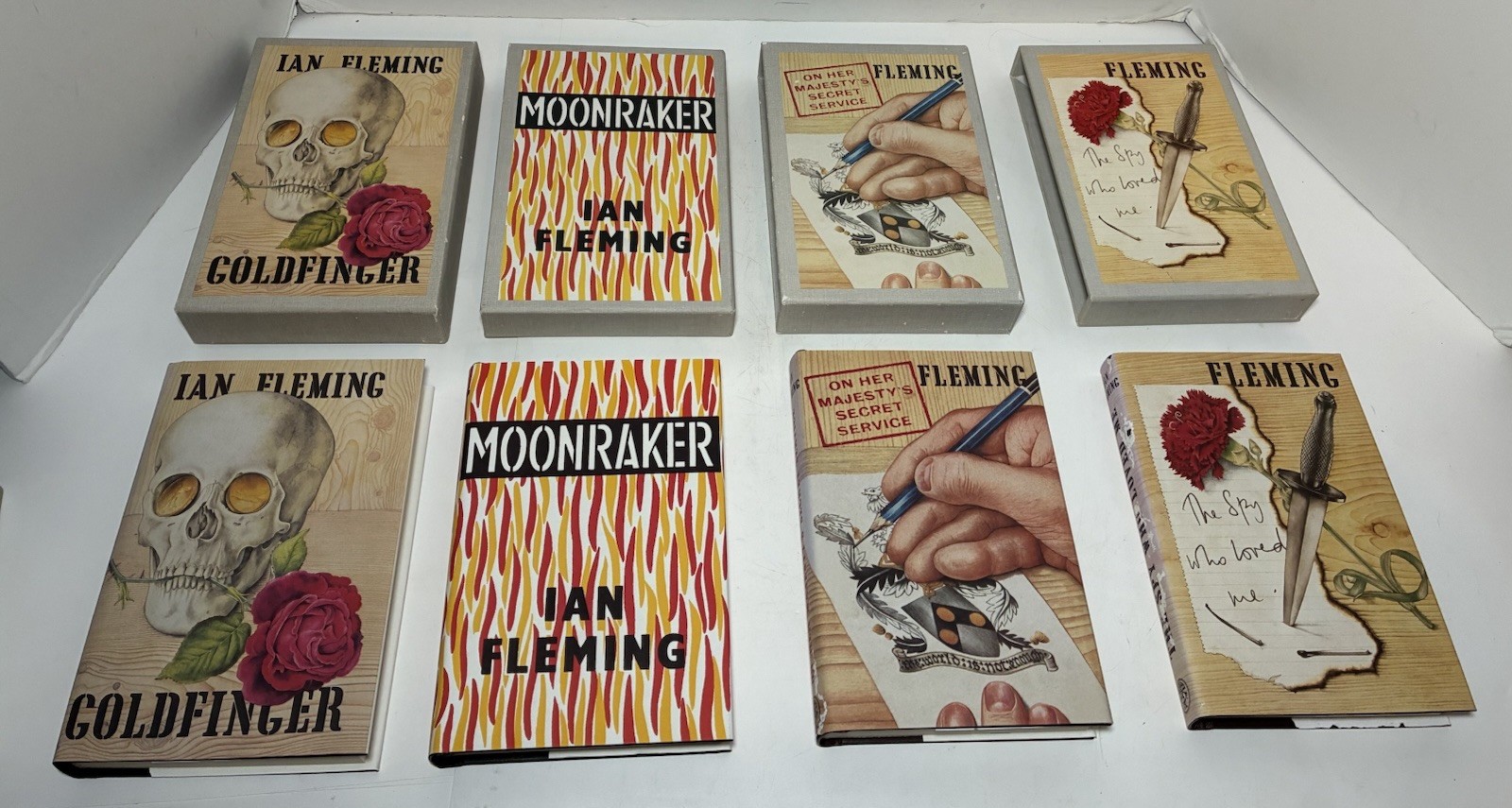 COMPLETE FACSIMILE SET OF IAN FLEMING’S 14 JAMES BOND NOVELS
