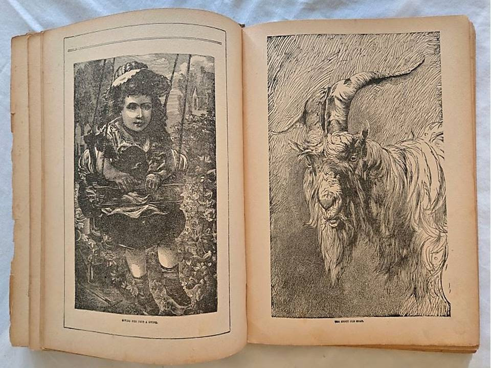 UNCLE SAM’S STORY WORLD Antique Children’s book Late 1800’s h/c