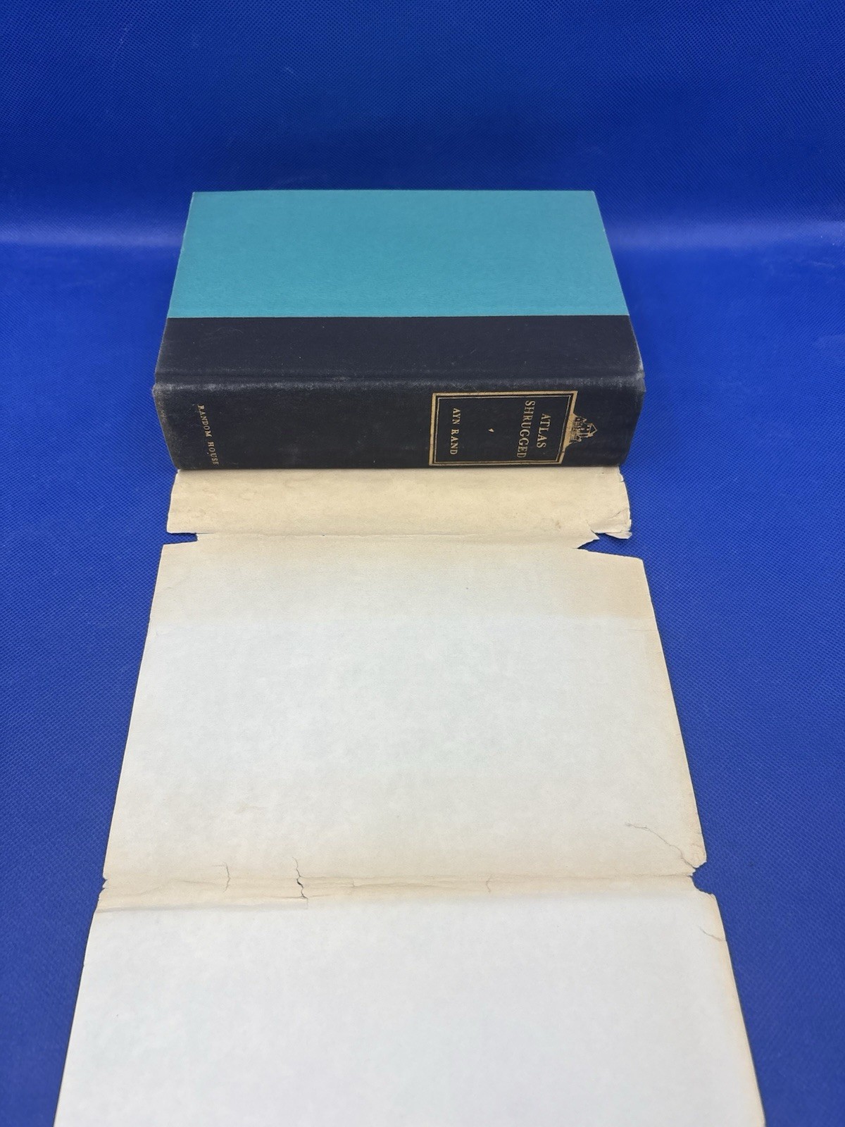 Atlas Shrugged by Ayn Rand (1957) 1st Edition 22nd Printing Random House HC DJ