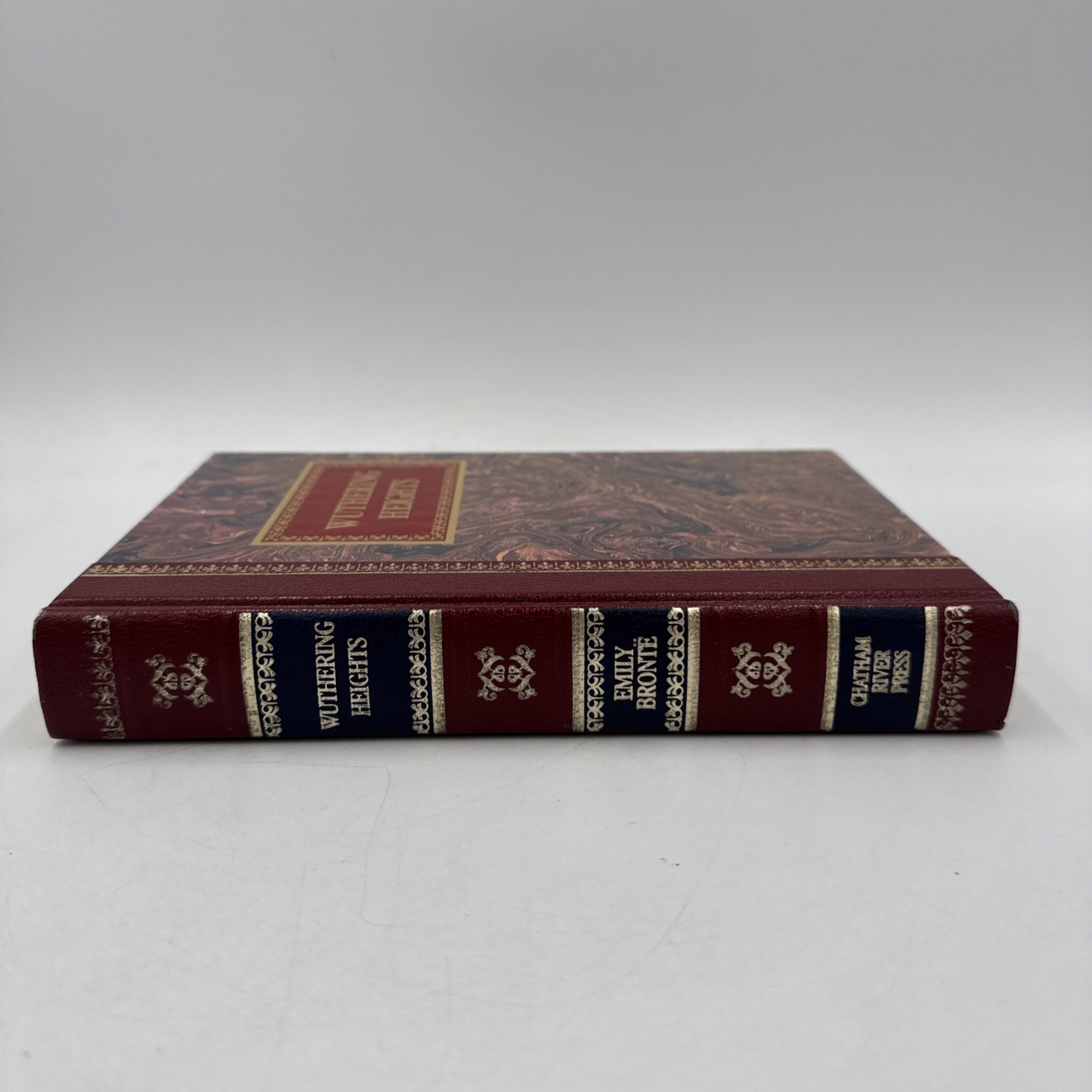Wuthering Heights Bronte Bonded Leather-Gilded 1983 Chatham River Press