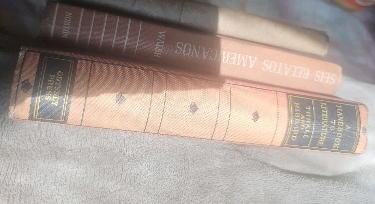 ​Vintage Book Lot 1905 Latin Composition 1936 Literature Handbook 1943 Seis…