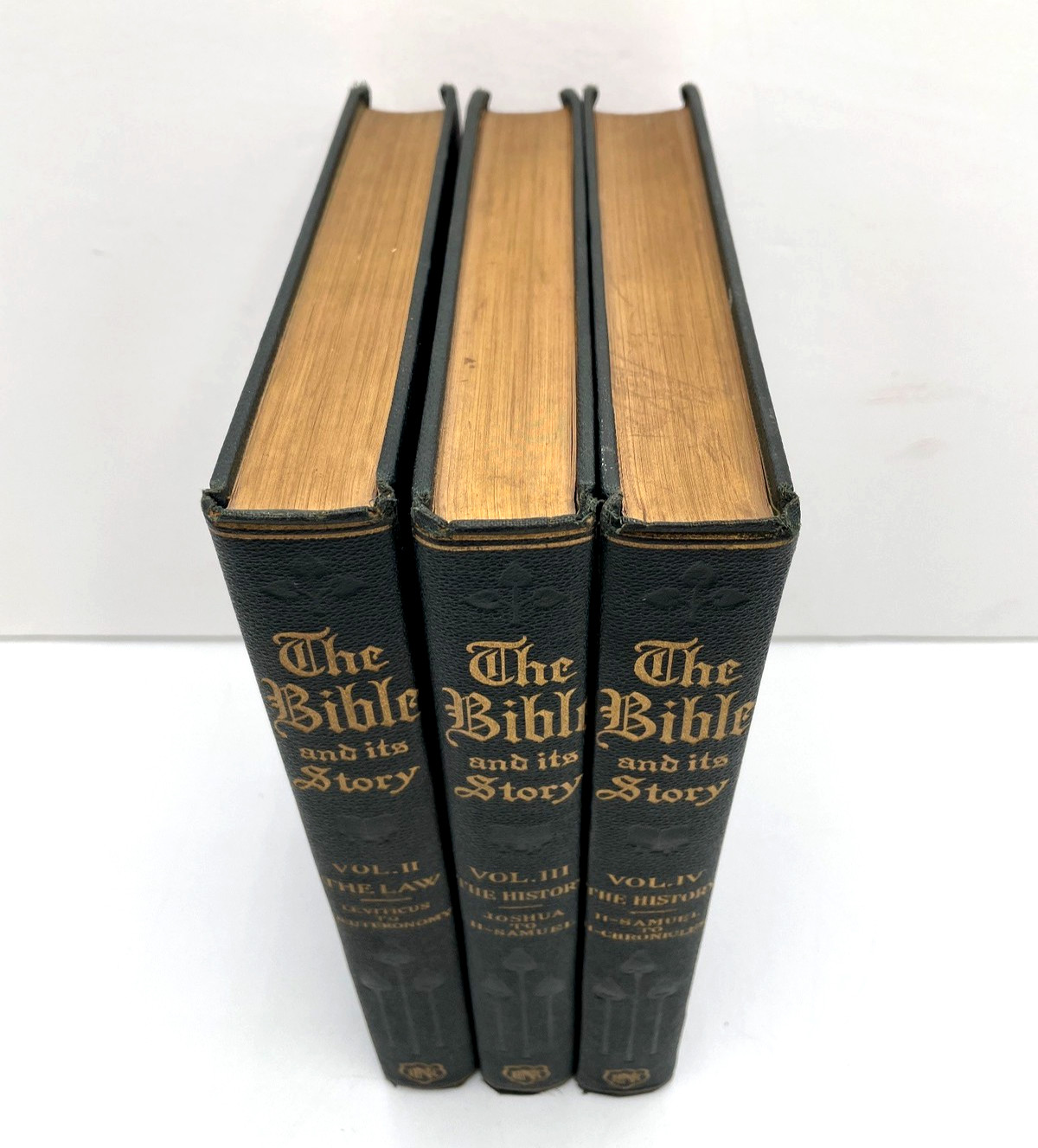 The Bible And Its Story Vol II-IV 1910 Hardcover Books By Francis R. Niglutsch