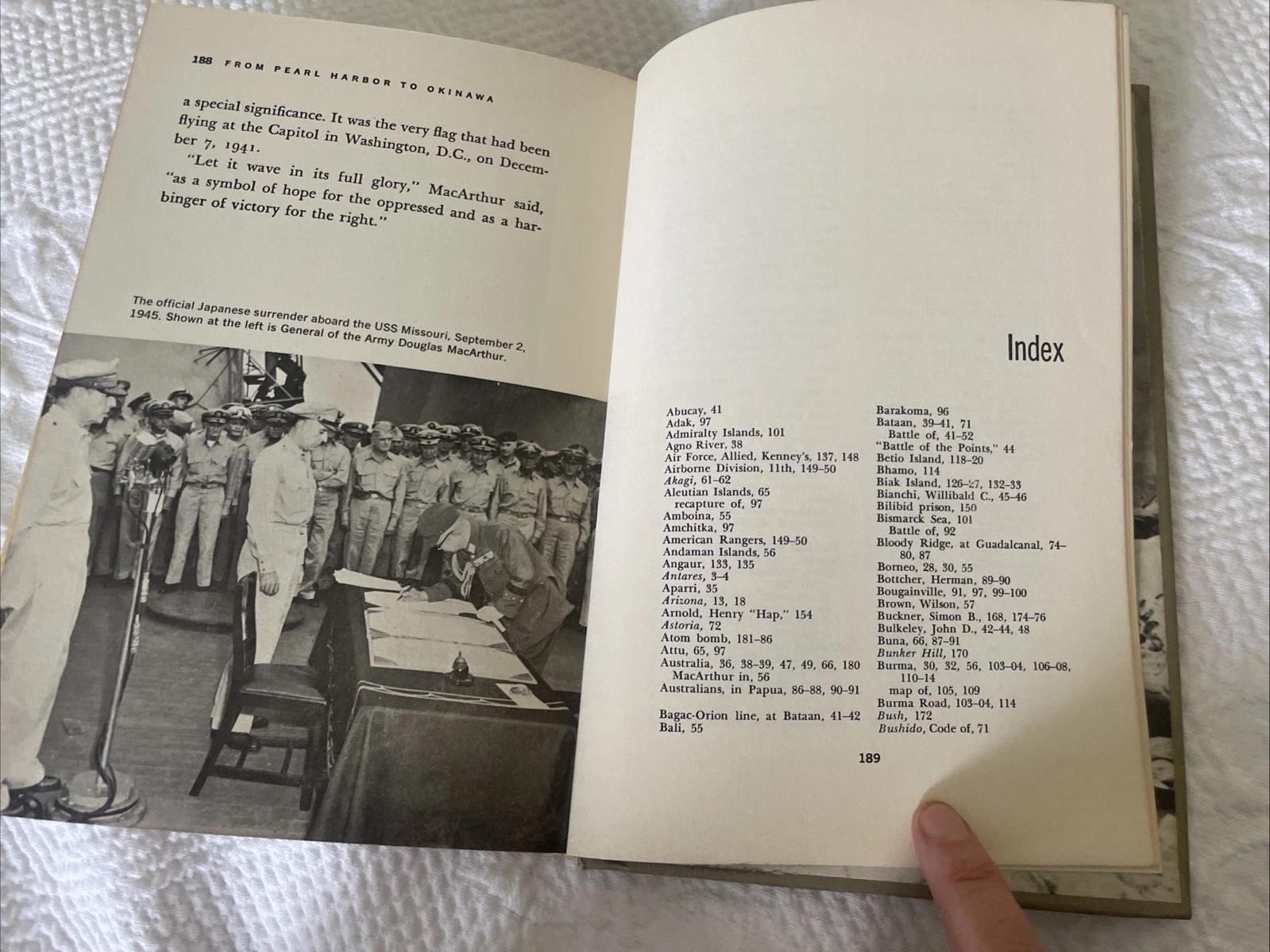 From Pearl Harbor to Okinawa Landmark Books by Bruce Bliven Jr. Hardcover 1960