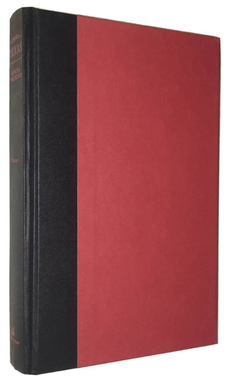 Texas A Historical Novel by James A. Michener Book Club Edition 2 Volume Set