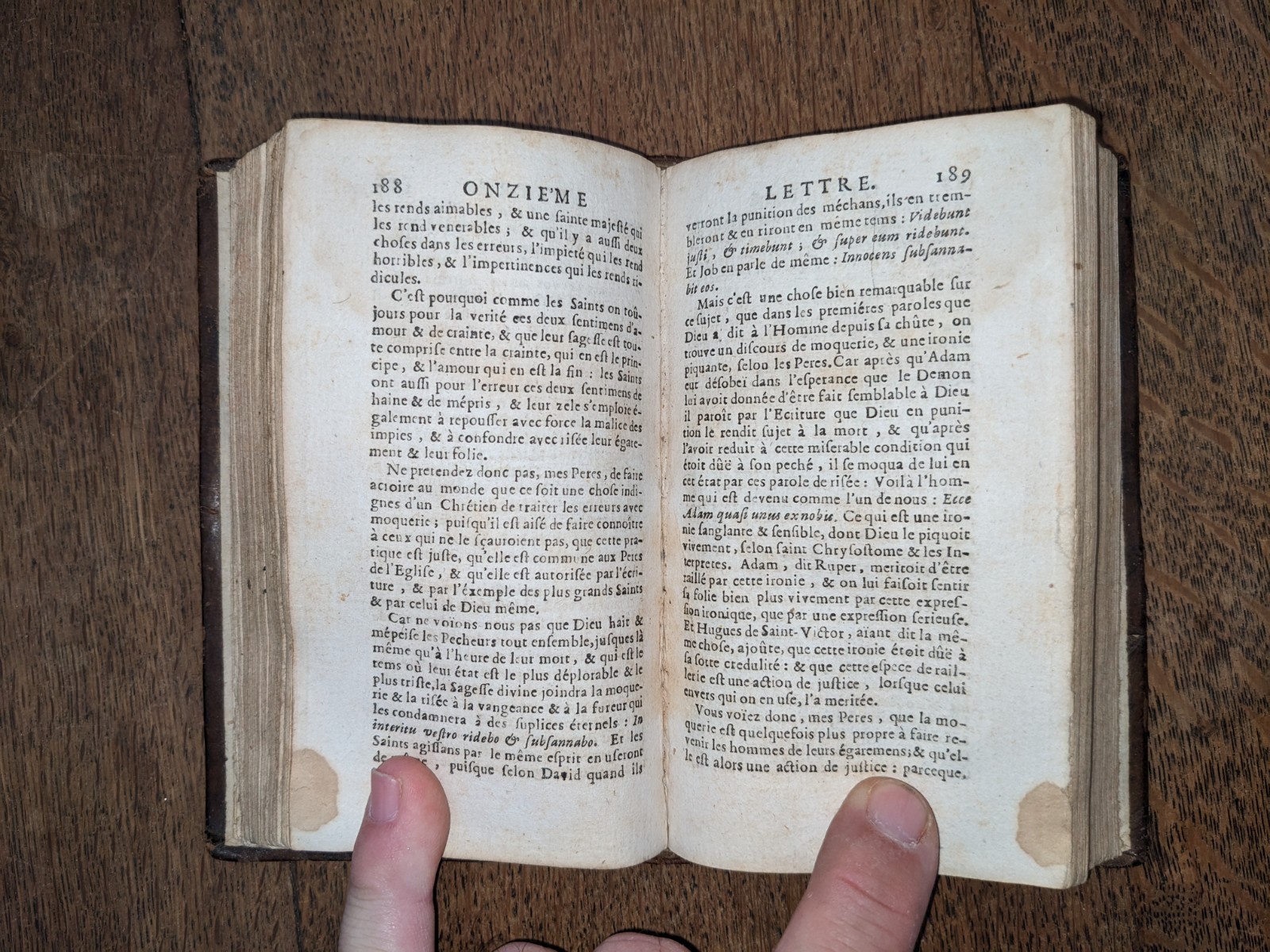 antique book – Pascal – Les provinciales – 1697