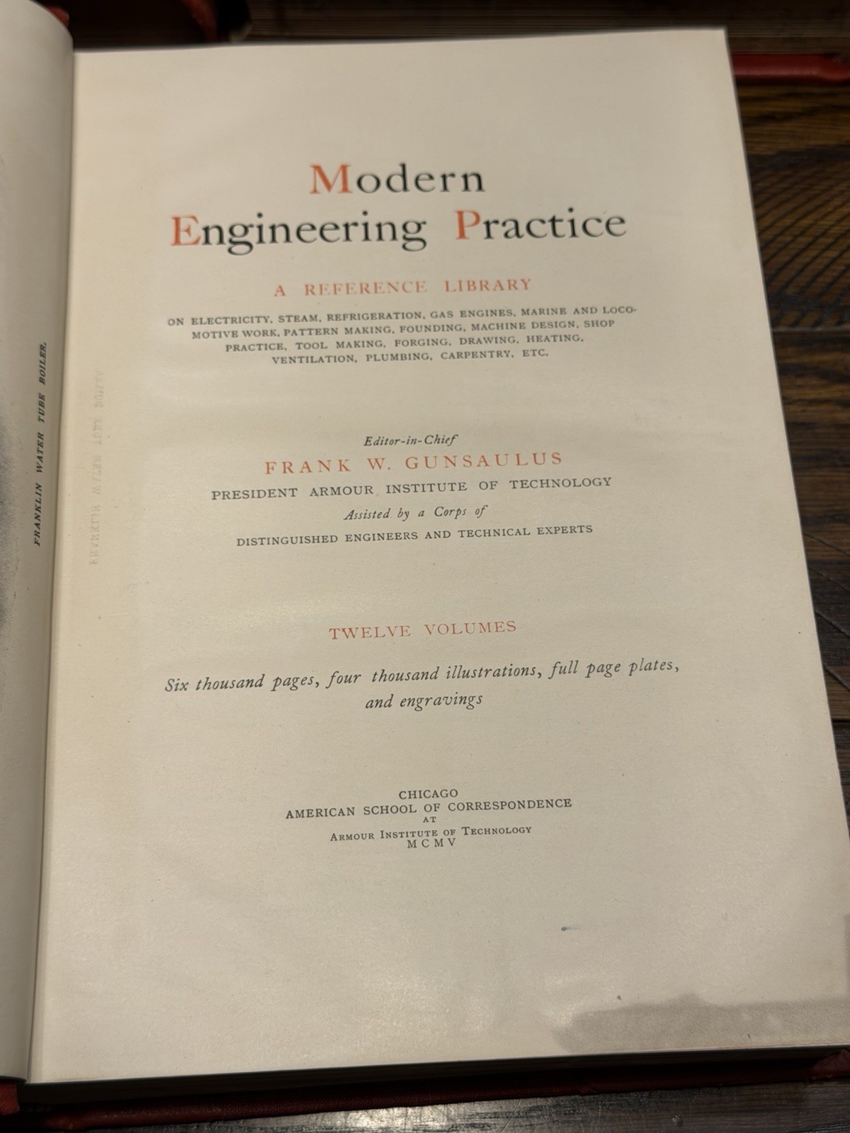 Modern Engineering Practice 12 Vol Set American School of Correspondence Antique