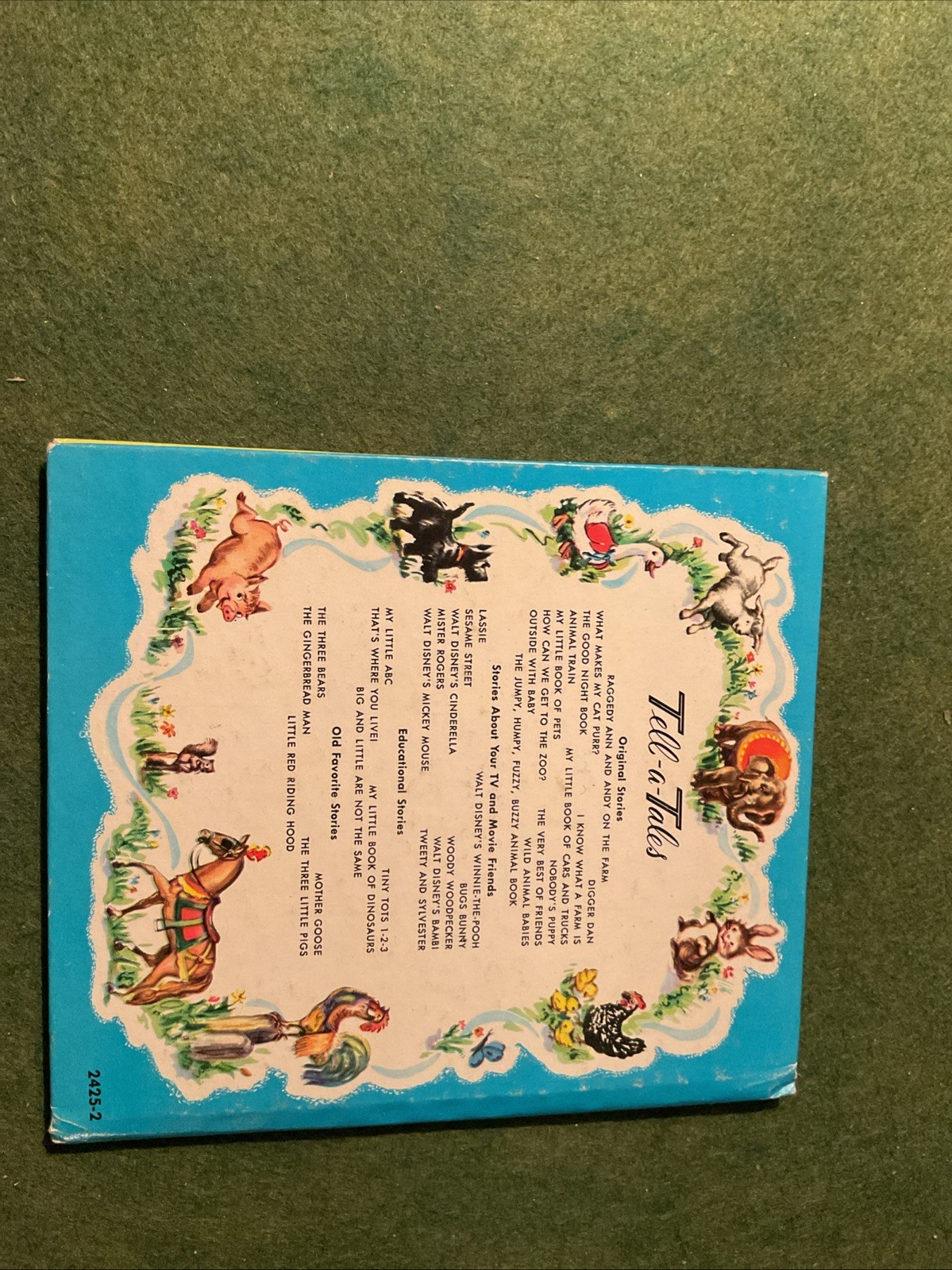 Tell-A-Tale Whitman Publishing Lot of 2. HC. VG Walt Disney’s Donald Duck Etc