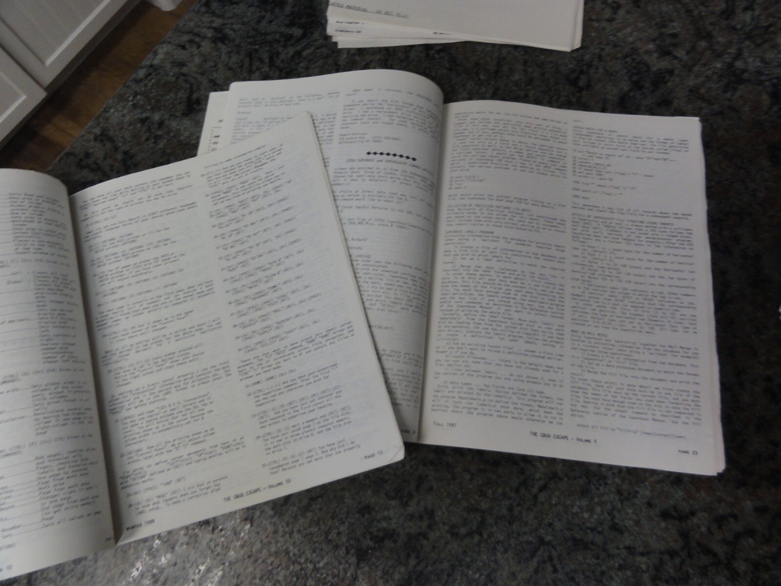 Commodore B128 Lot of 10 CBug Escape Chicago User’s Group 1st Issues 1985 + More