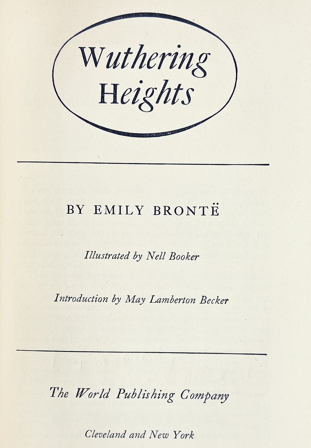 1947 illustrated WUTHERING HEIGHTS Toxic Love GHOST Story GOTHIC ROMANCE Bronte
