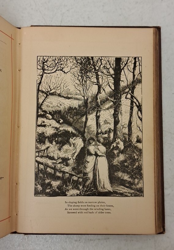 Beautiful Antique Book Gold Pages, 1863. Poetical Works Of Jean Ingelow #2.5.12l