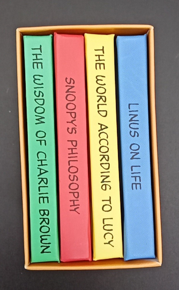 2010 Peanuts Philosophers ~ A Running Press Miniature Edition HC Books ~ Snoopy