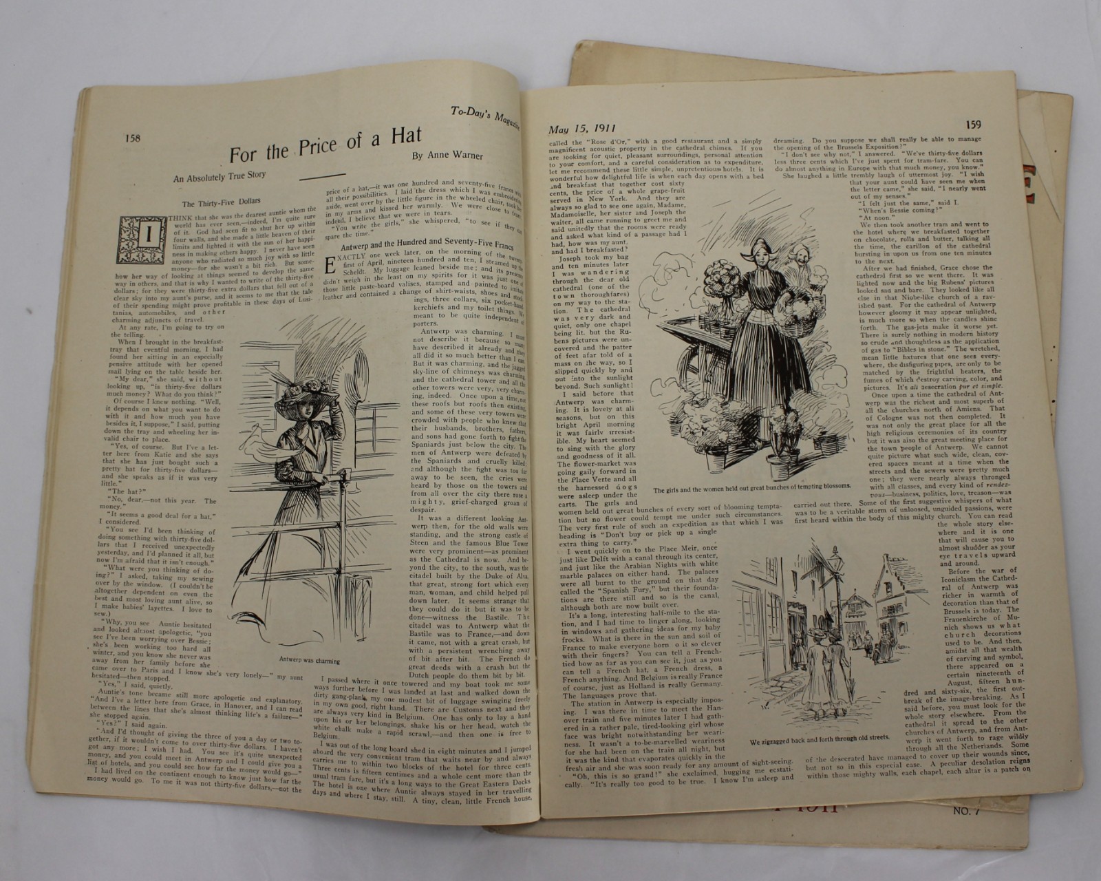 Antique Edwardian Fashion Magazine Lot of 3 To-Day’s May/July 1911