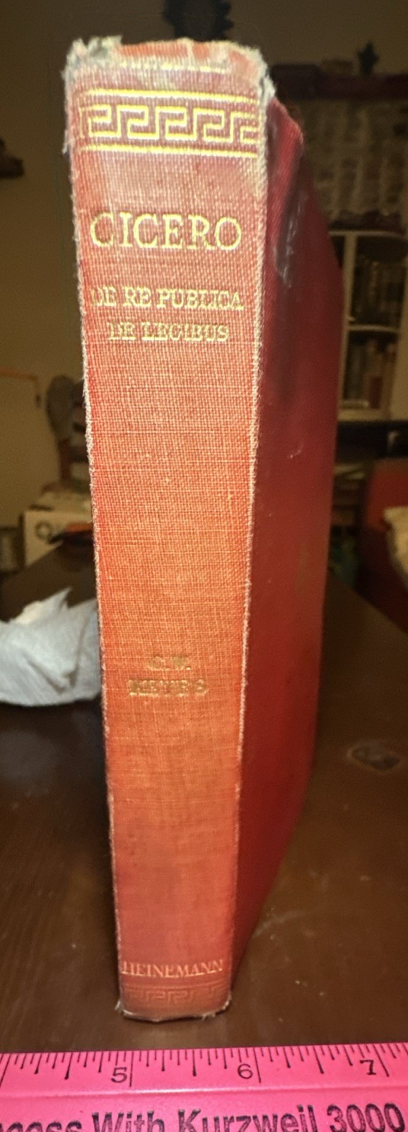 Cicero: De re Publica & De Legibus, Loeb Classic Lib. #213 Latin/Eng. HC UK 1948