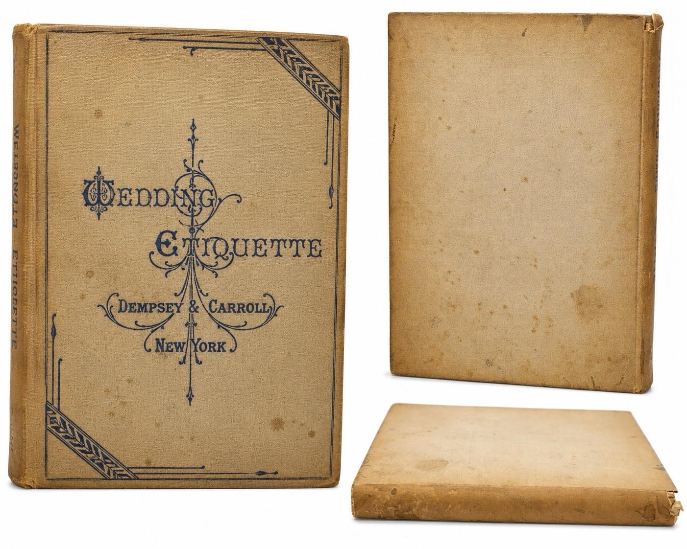 Antique 1880 Wedding Etiquette and Usages of Polite Society Dempsey & Carroll NY