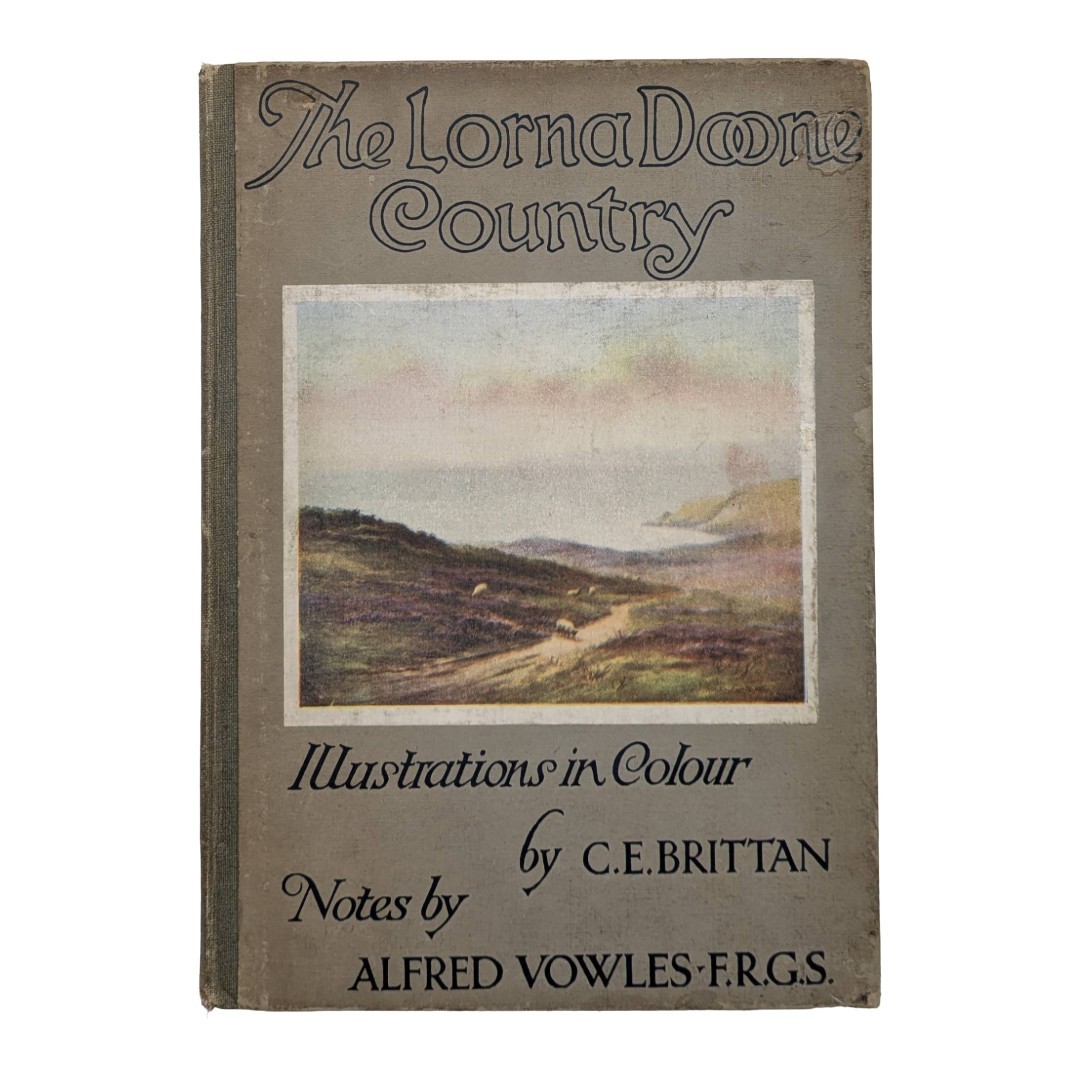 Vintage Book, Illustrated, Landscape, 1920