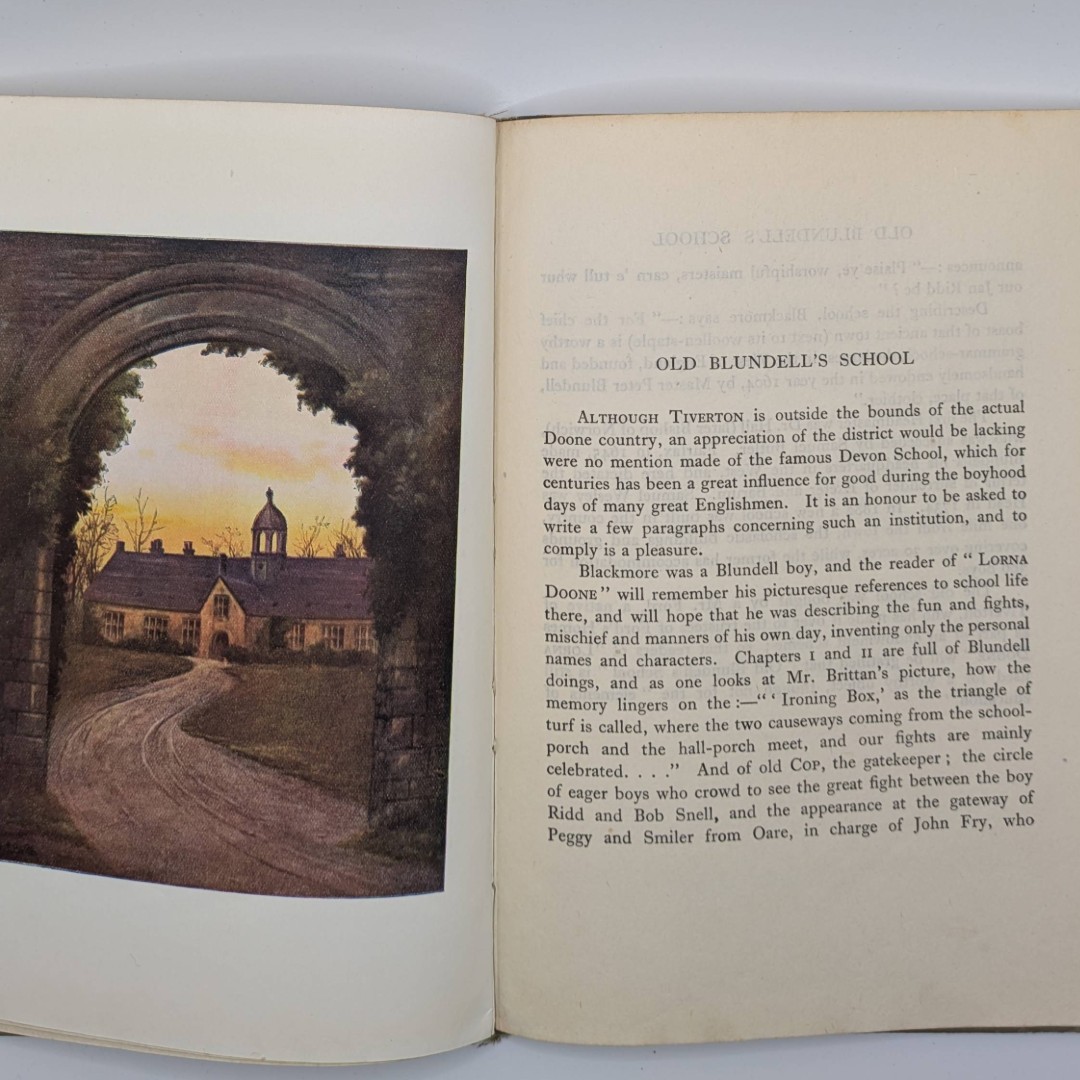 Vintage Book, Illustrated, Landscape, 1920