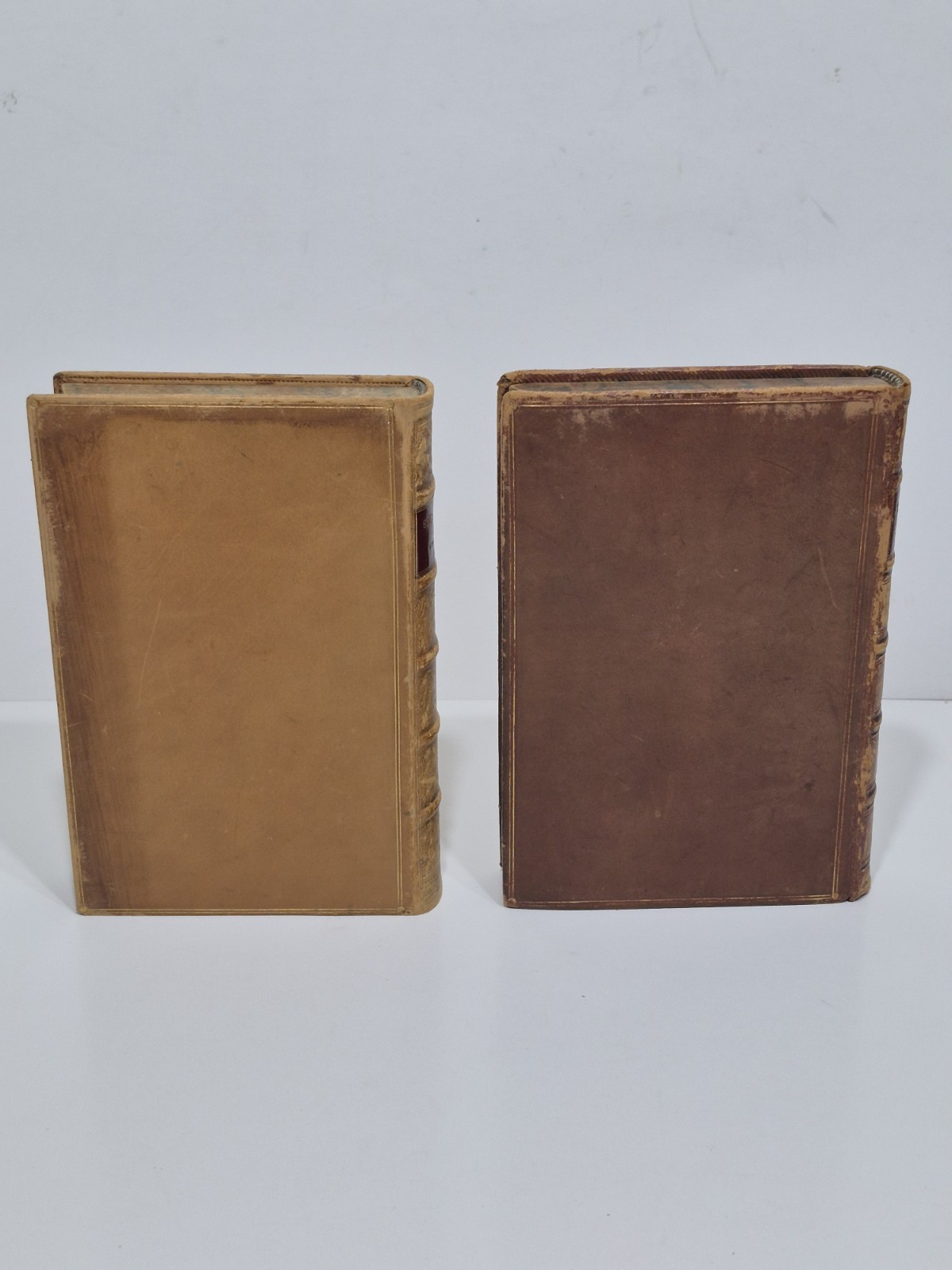 Samuel Smiles Self Help 1873 and Thrift 1875 Leather HB London John Murray