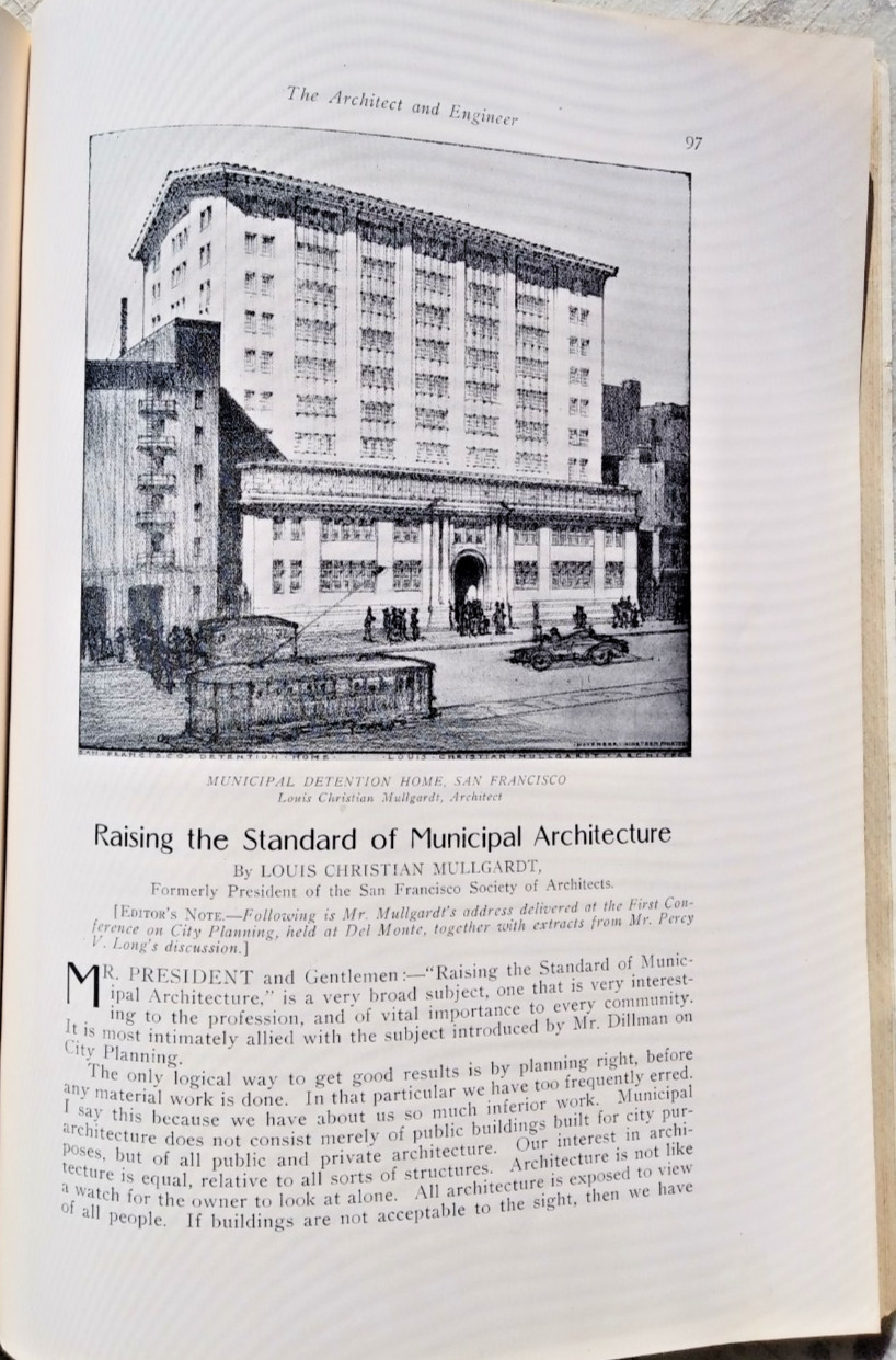 Architect & Engineer of California 1915 May the Work of William Weeks