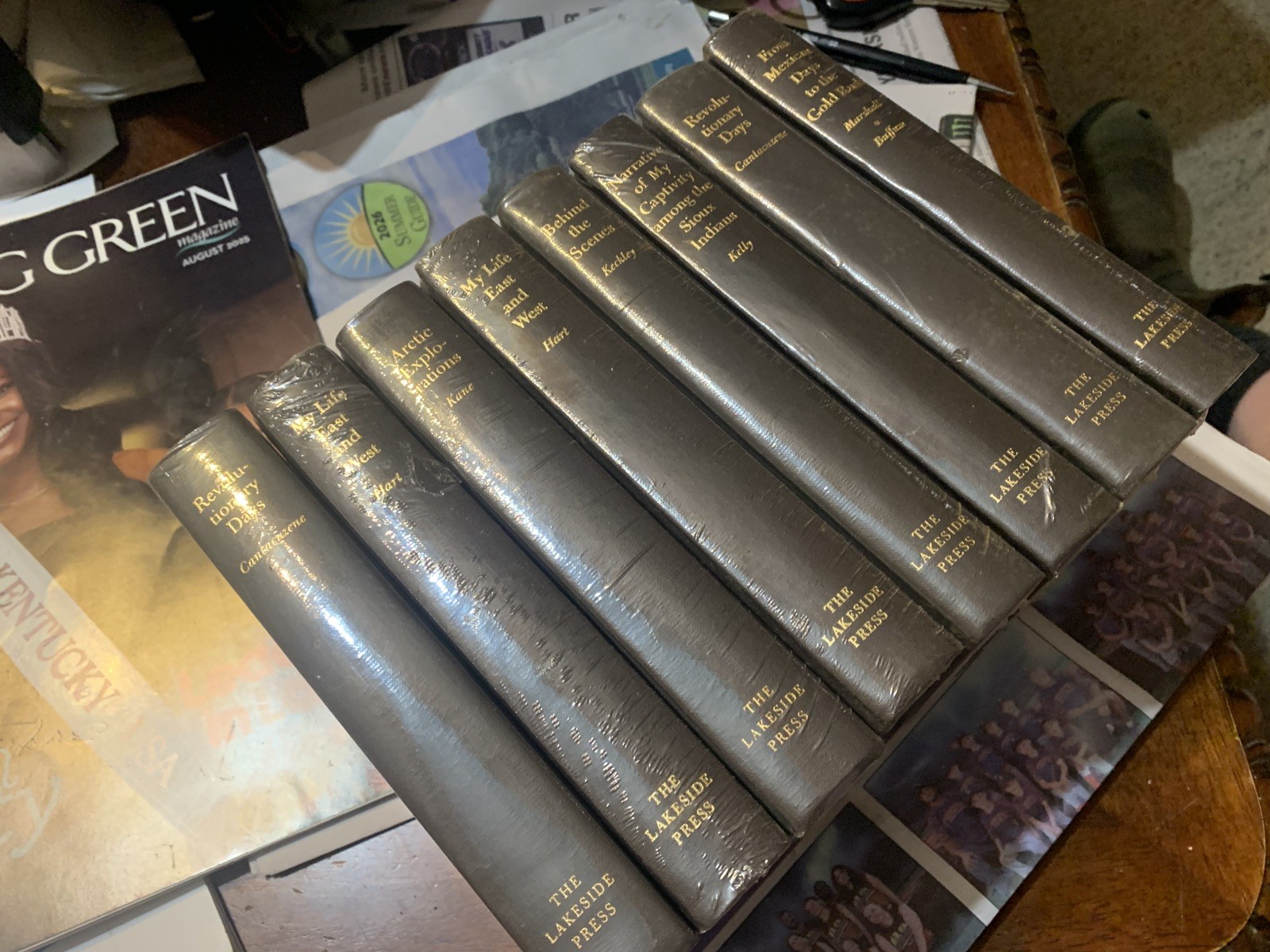 8. Lakeside Press Classics (RR Donnelley) Brown Sealed- Library Study