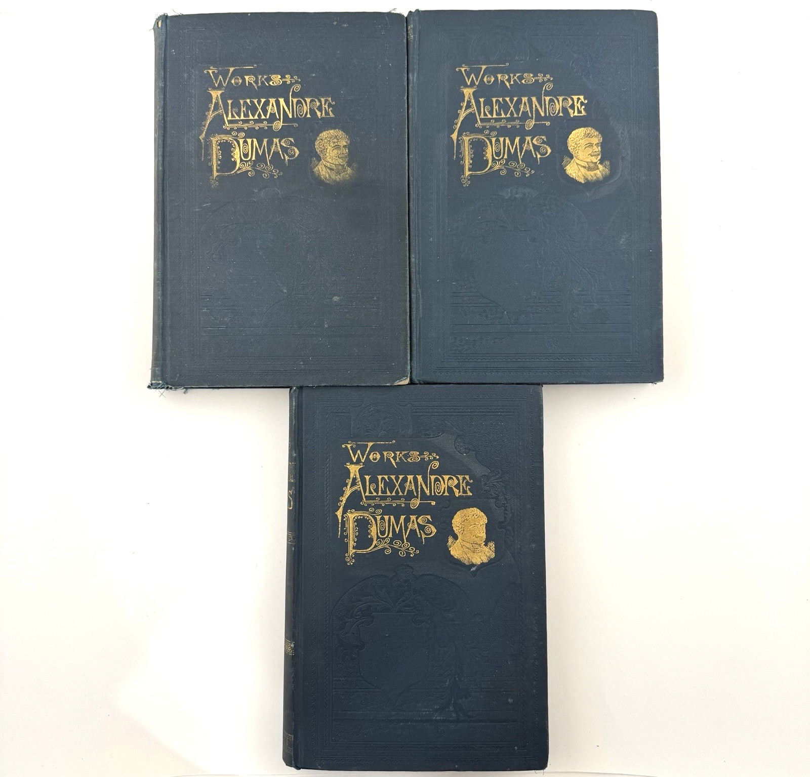 WORKS OF ALEXANDRE DUMAS Volumes 2, 3 & 4 Collier 1893