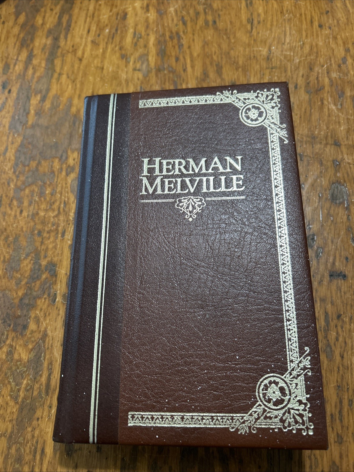 Vintage Herman Melville Bonded Leather Collection Octopus Books 1984 Moby