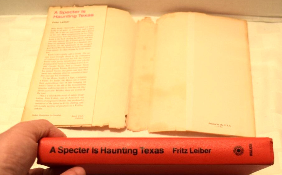 A Specter Is Haunting Texas By Fritz Leiber, Book Club, 1968