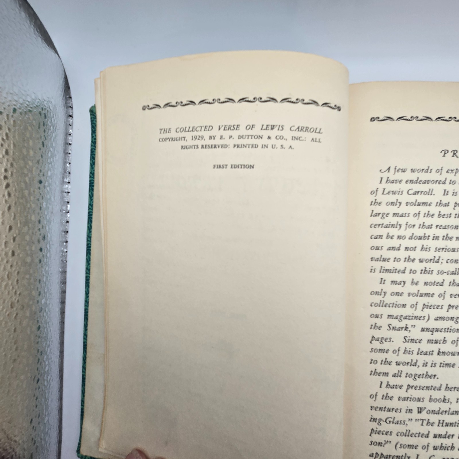 Library Book – Lewis Carroll – The Collected Verse Of – 1929 First Edition
