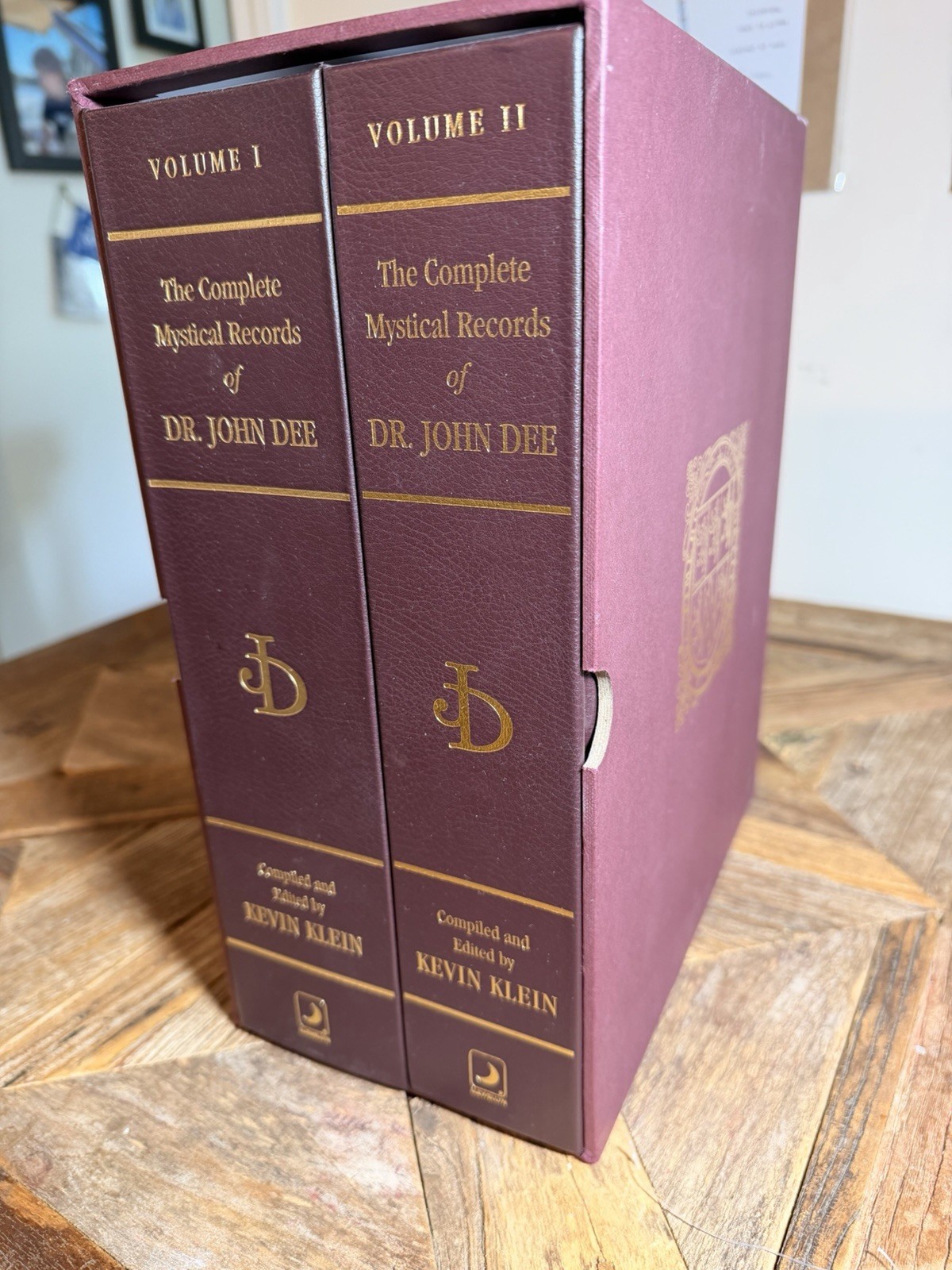 Complete Mystical Records of Dr. John Dee Vol I-II Slipcase HC 1st