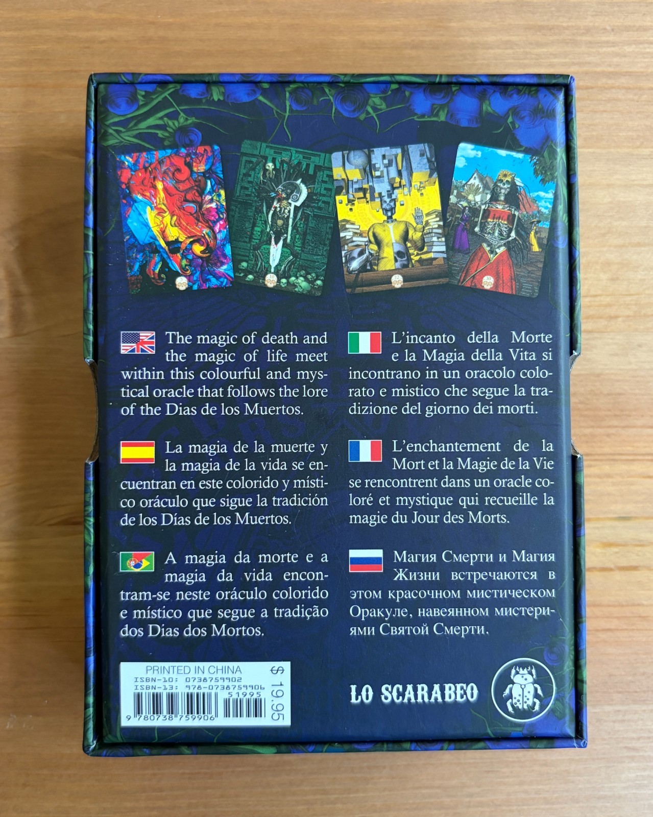 Santa Muerte Oracle Fabio Listrani Lo Scarabeo 32 Card Deck Book Gothic