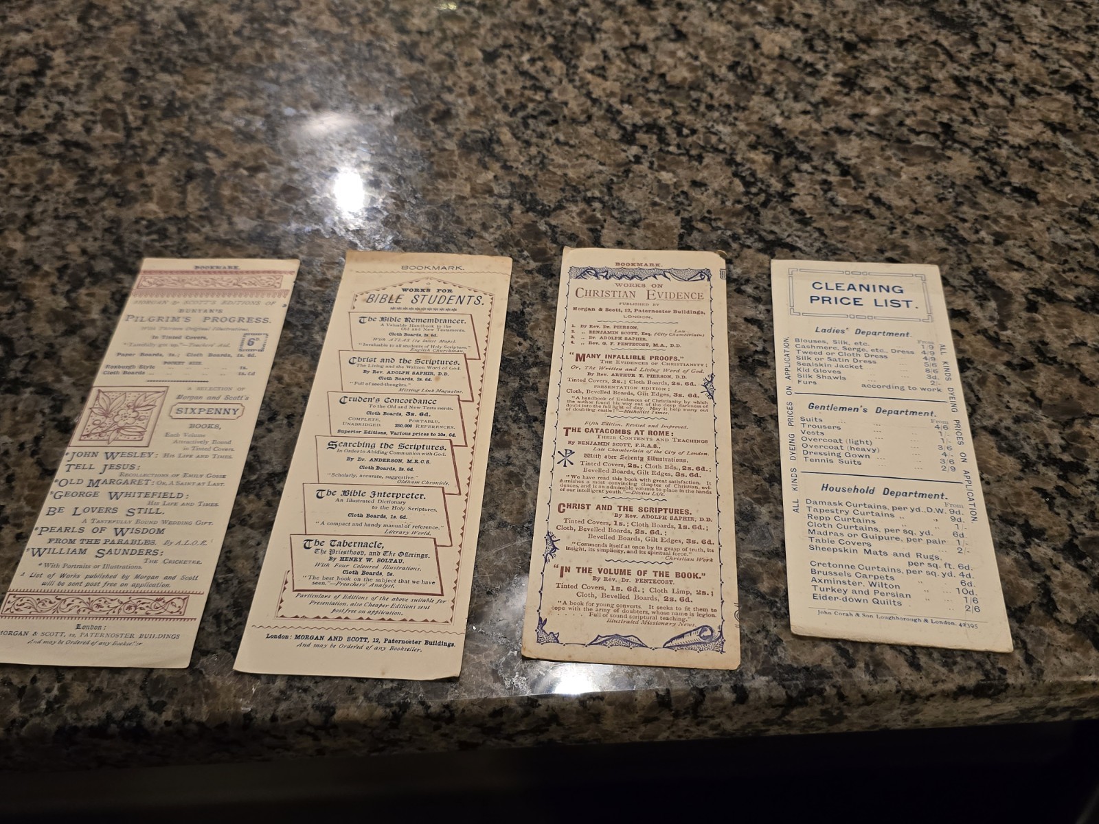 Rare Lot Of 3 F. B. Meyer Bookmarks Keswick Convention 1880s-90s + Bonus