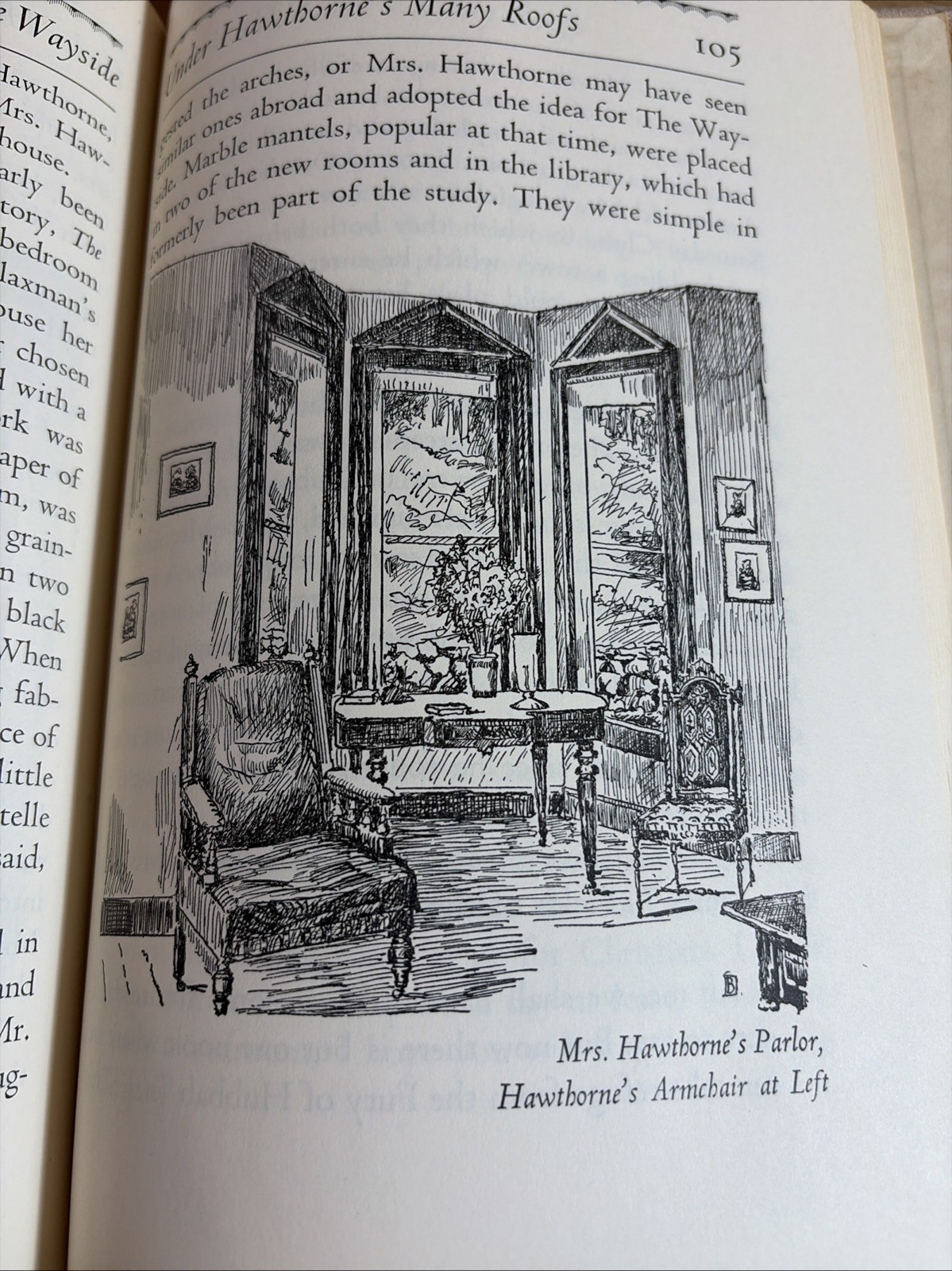 SIGNED! The Wayside: Home of Authors Margaret Lothrop 1940 Illus. 1st Edition