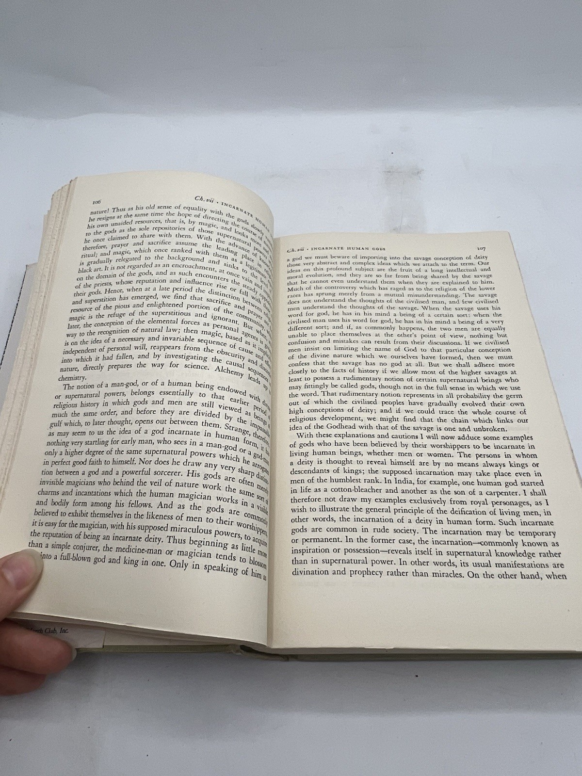 The Golden Bough A Study in Magic and Religion James George Frazer 1951 HC Book