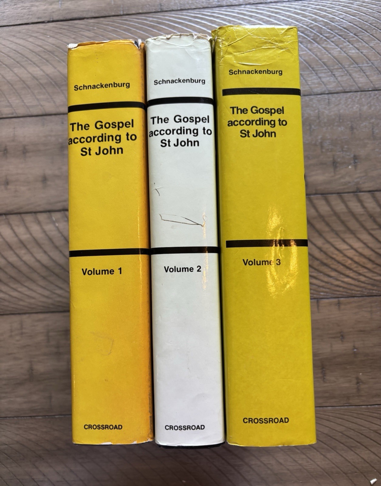 THE GOSPEL ACCORDING TO ST JOHN, Volumes 1-3 by Rudolf Schnackenburg- Acceptable