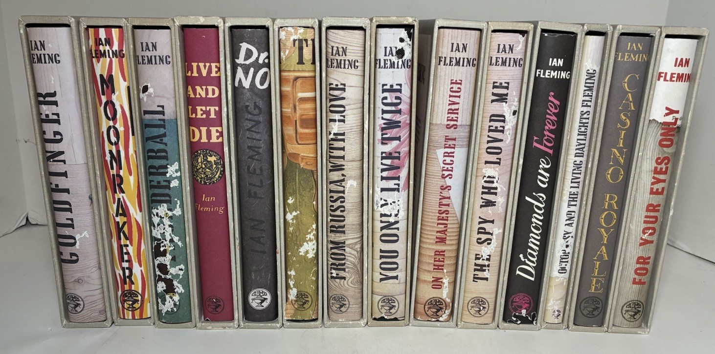 COMPLETE FACSIMILE SET OF IAN FLEMING’S 14 JAMES BOND NOVELS