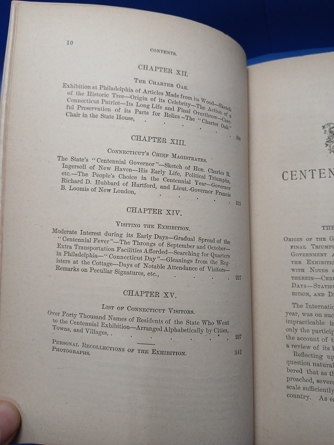 Souvenir of the Centennial – 1877 Connecticut At Philadelphia 1876 Charter Oak