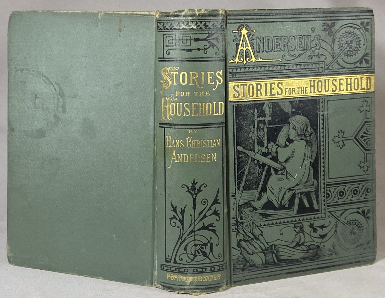 ANDERSEN’S FAIRY TALES Stories for the Household: Antique Victorian Book