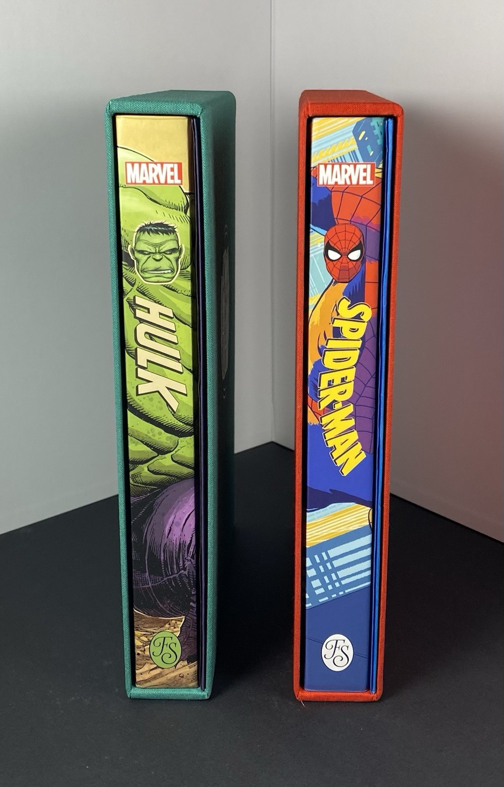 Folio Society Marvel: Spider-Man, Hulk Roy Thomas – U.S. Seller – Slipcases