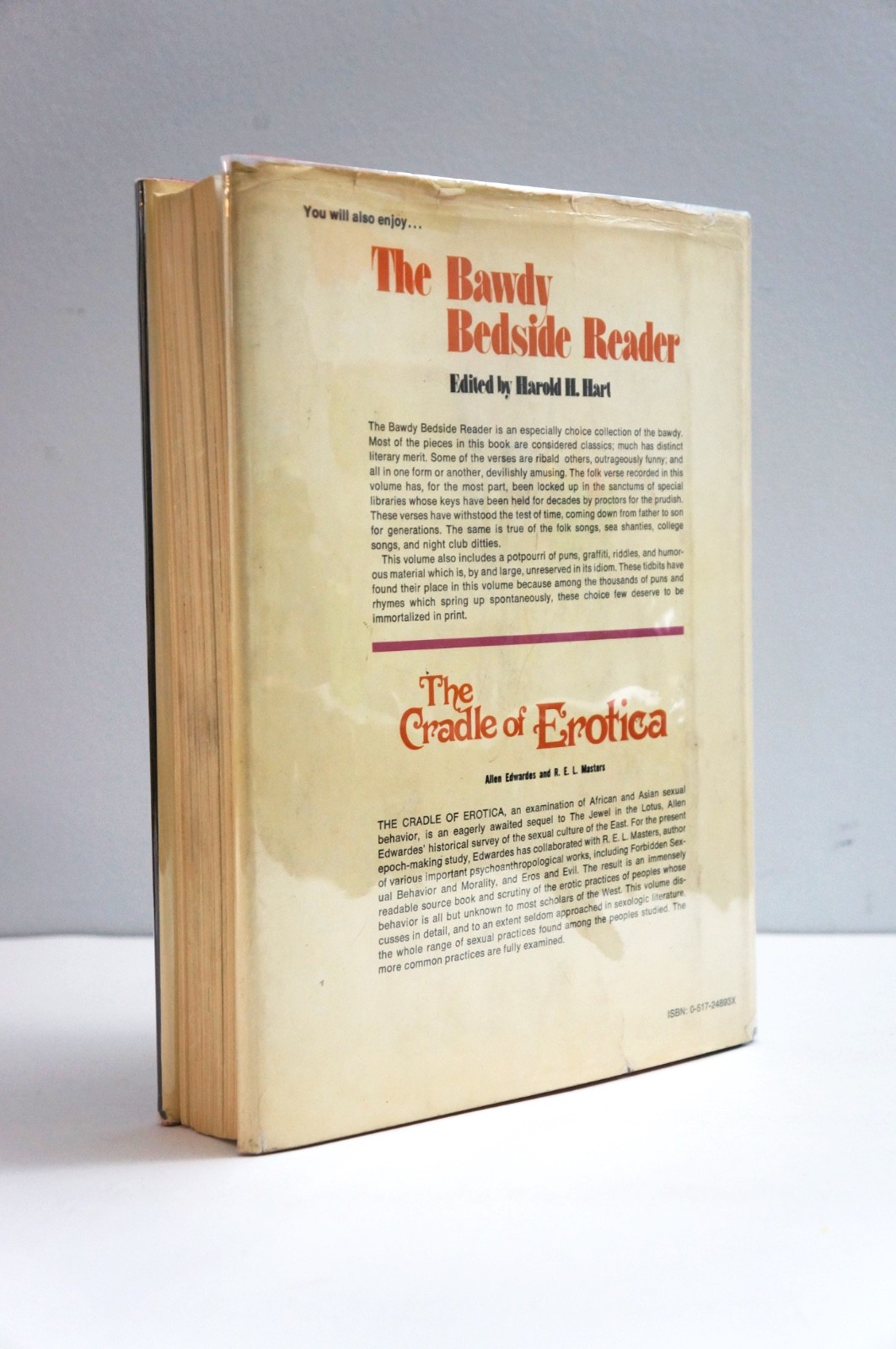 The Complete Book of Erotic Art by Phyllis and Eberhard Kronhausen Bell 1978 HC