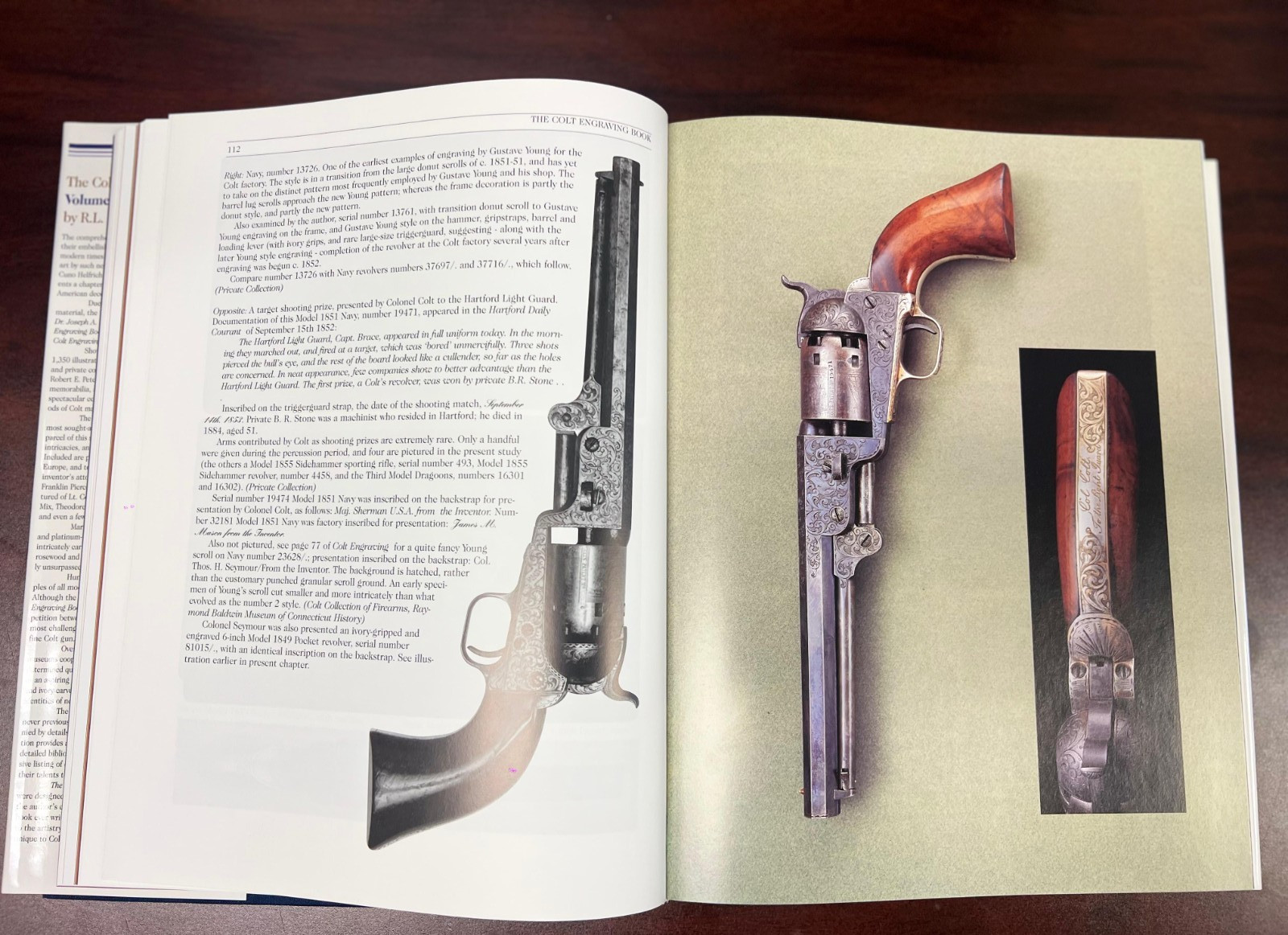 The Colt Engraving Book Vol 1&2 + Silk & Steel Signed Set by R.L. Wilson Ltd Ed